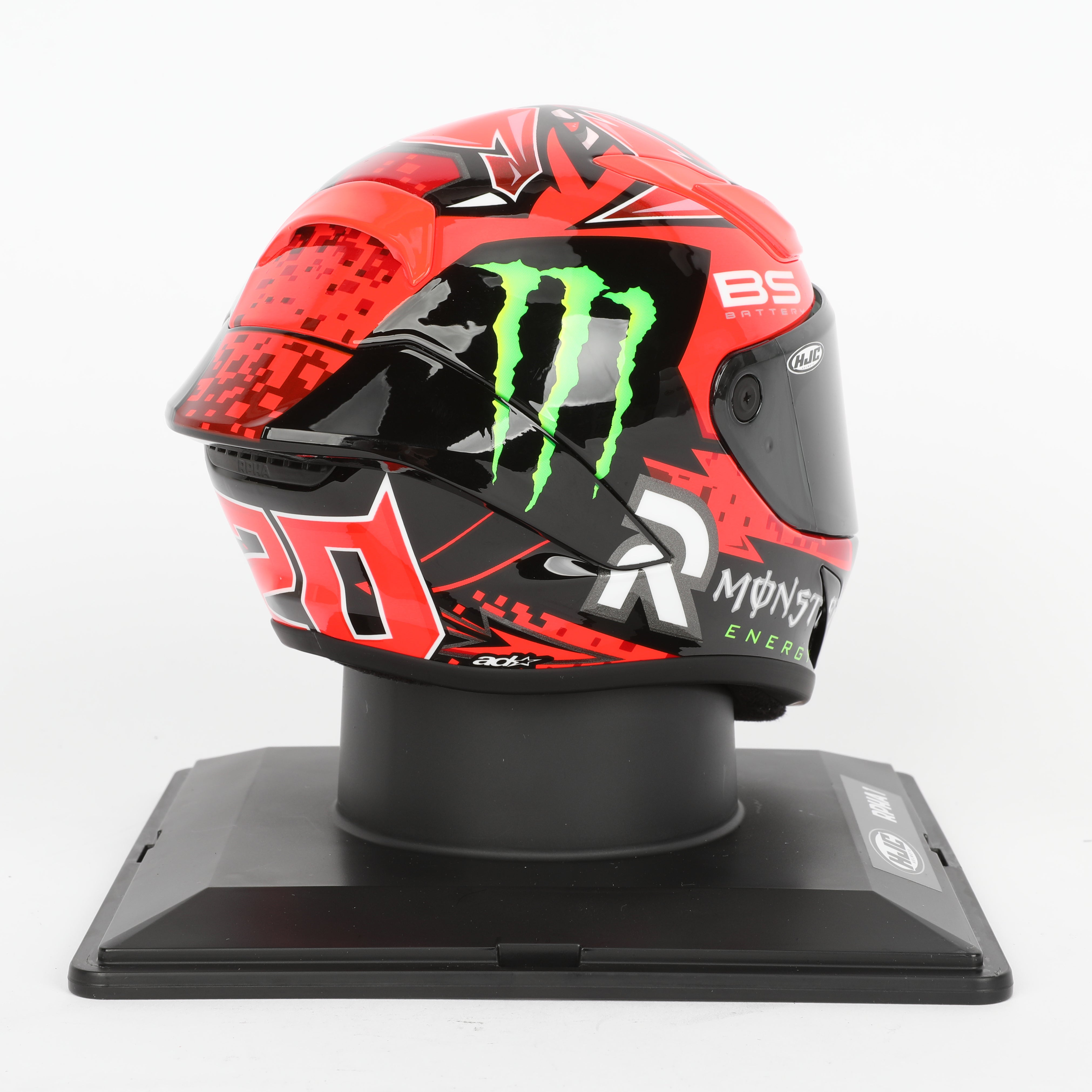 LOT 127 - Fabio Quartararo Signed Limited Edition 2023 Mini Helmet