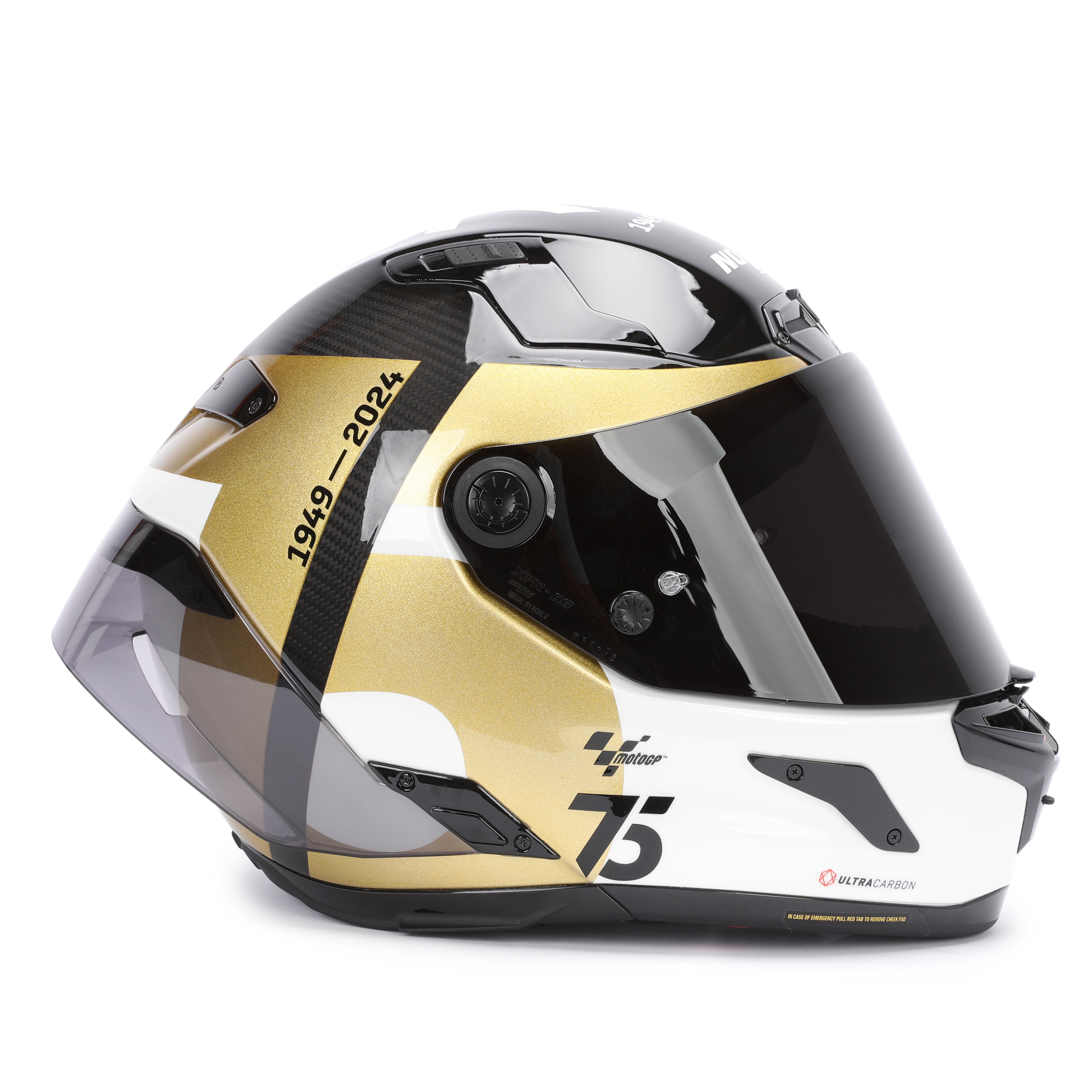 LOT 011 - Signed Casey Stoner 75th Anniversary Helmet - 2 Wheels For Life