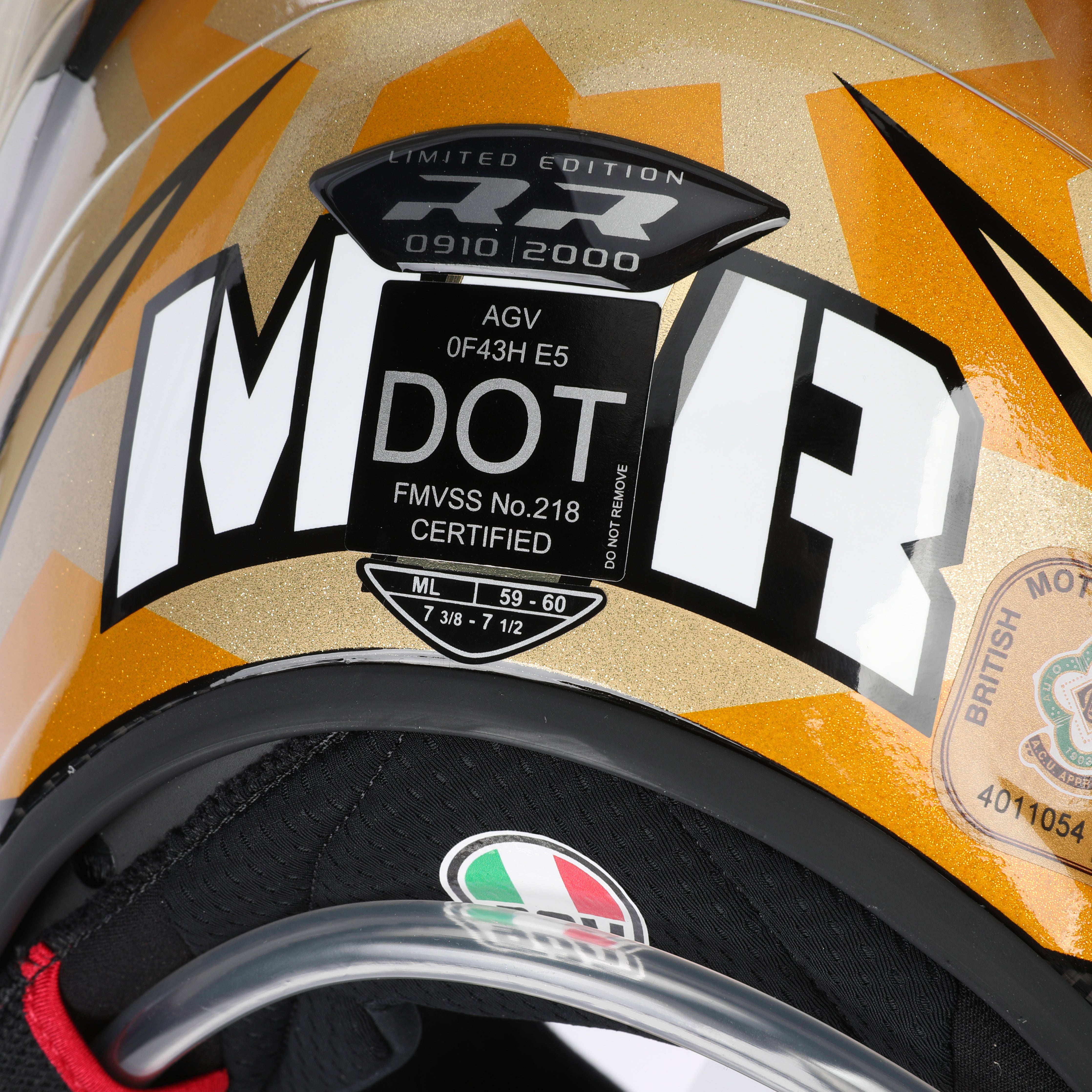 Joan Mir 2020 Signed Limited Edition Pista World Championship Replica Helmet