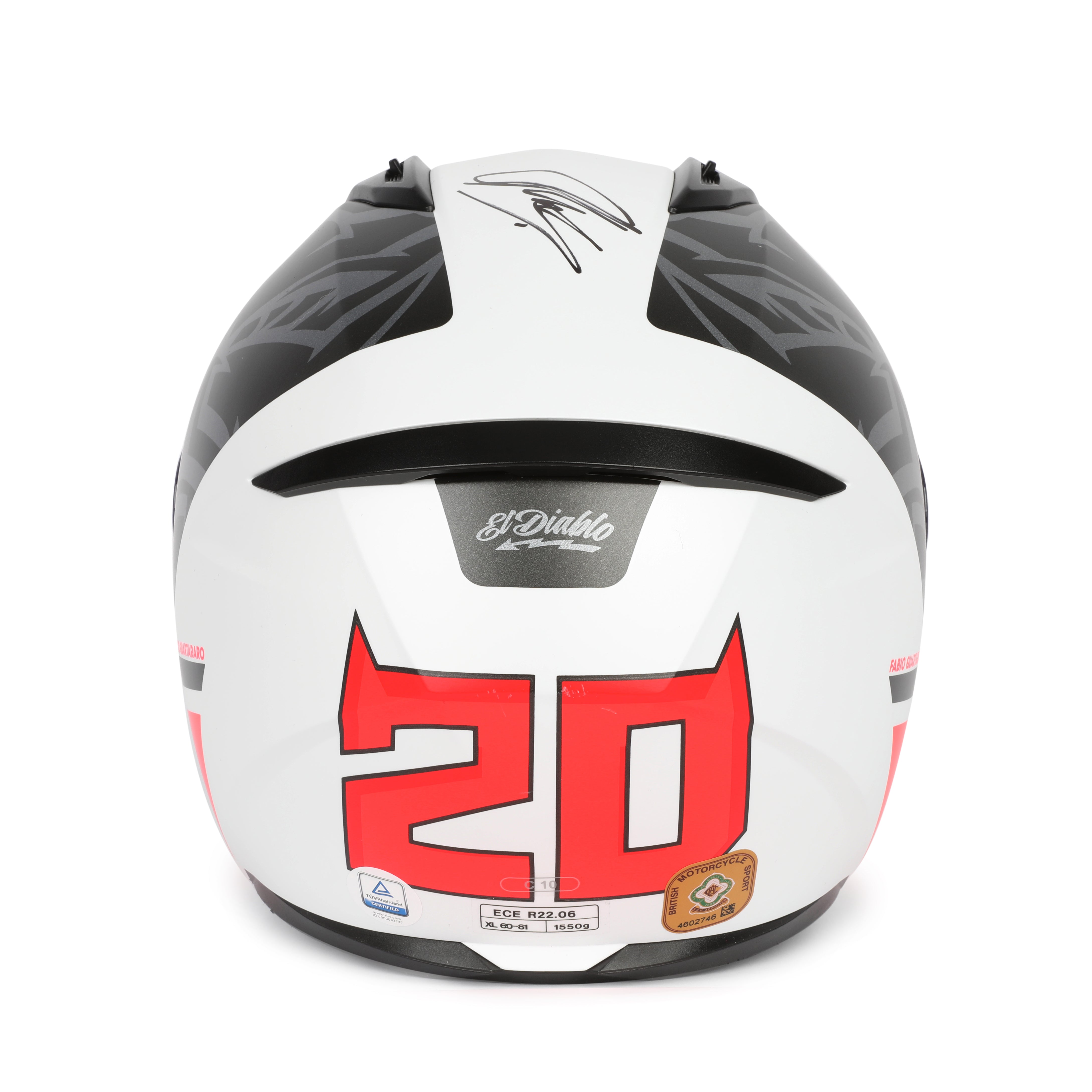 Fabio Quartararo Signed HJC CF10 QXL MotoGP 2024 Helmet