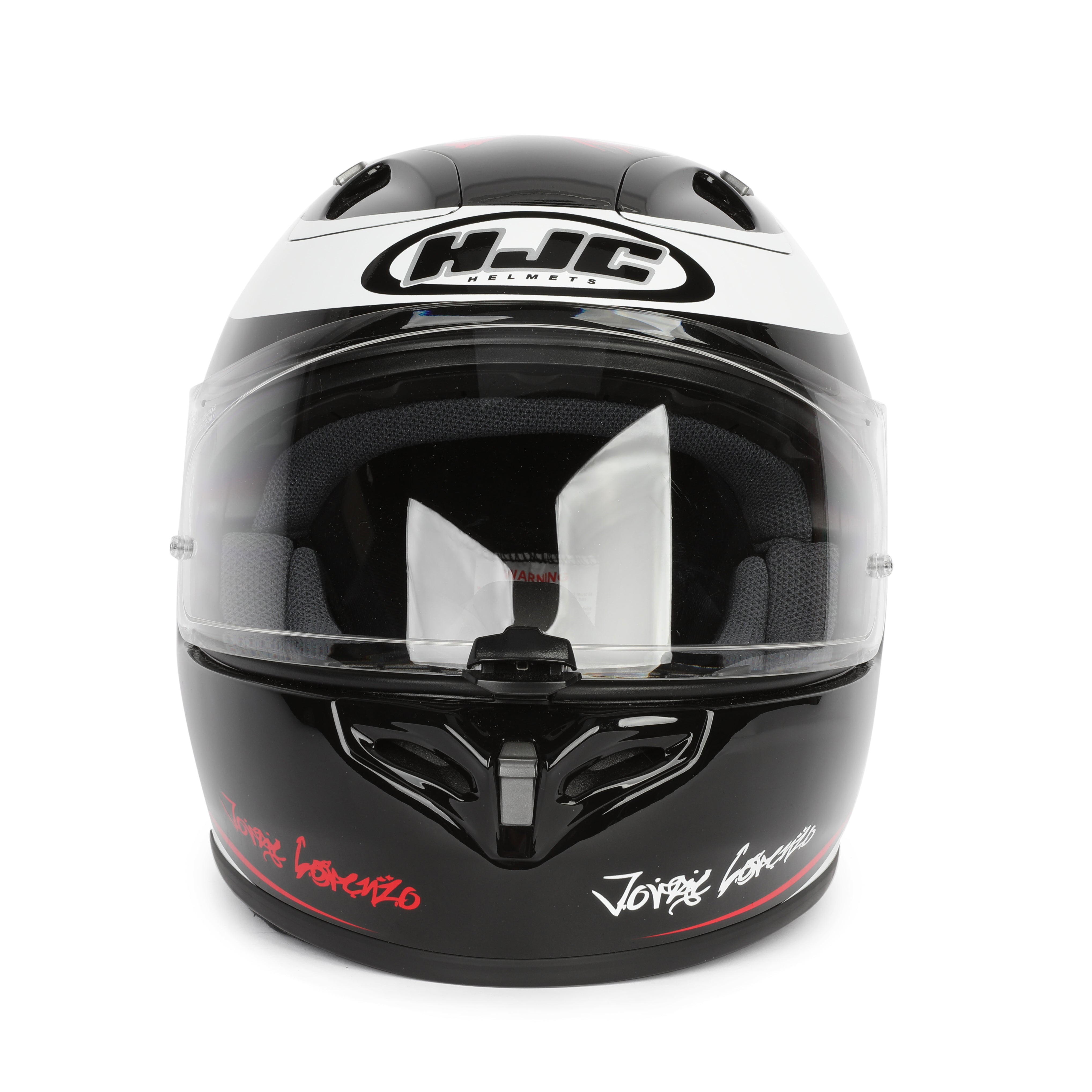 LOT 040 - Jorge Lorenzo #99 Signed HJC CS-R2 JL Spartan MC5 Replica Moto GP Helmet