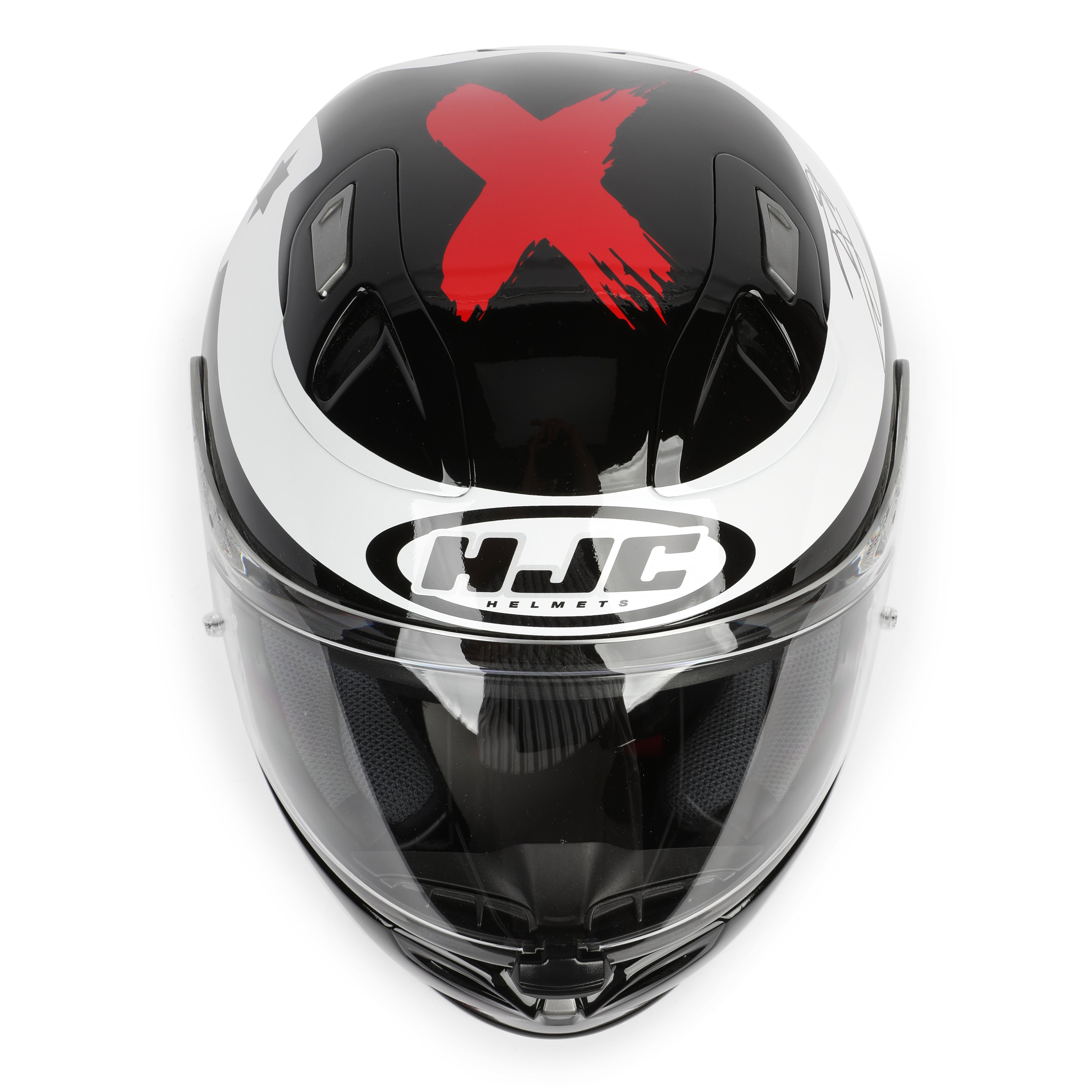 LOT 040 - Jorge Lorenzo #99 Signed HJC CS-R2 JL Spartan MC5 Replica Moto GP Helmet