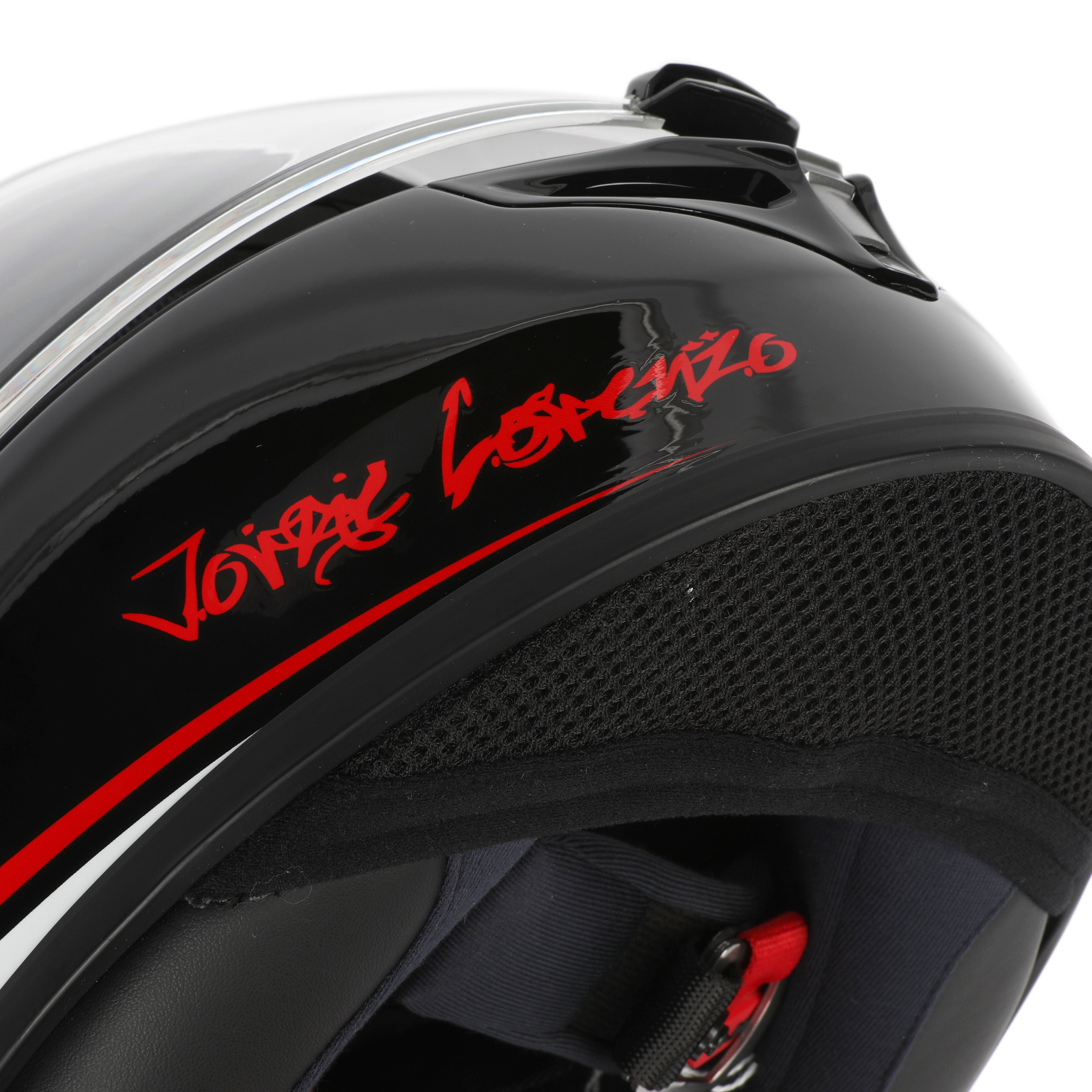 LOT 040 - Jorge Lorenzo #99 Signed HJC CS-R2 JL Spartan MC5 Replica Moto GP Helmet