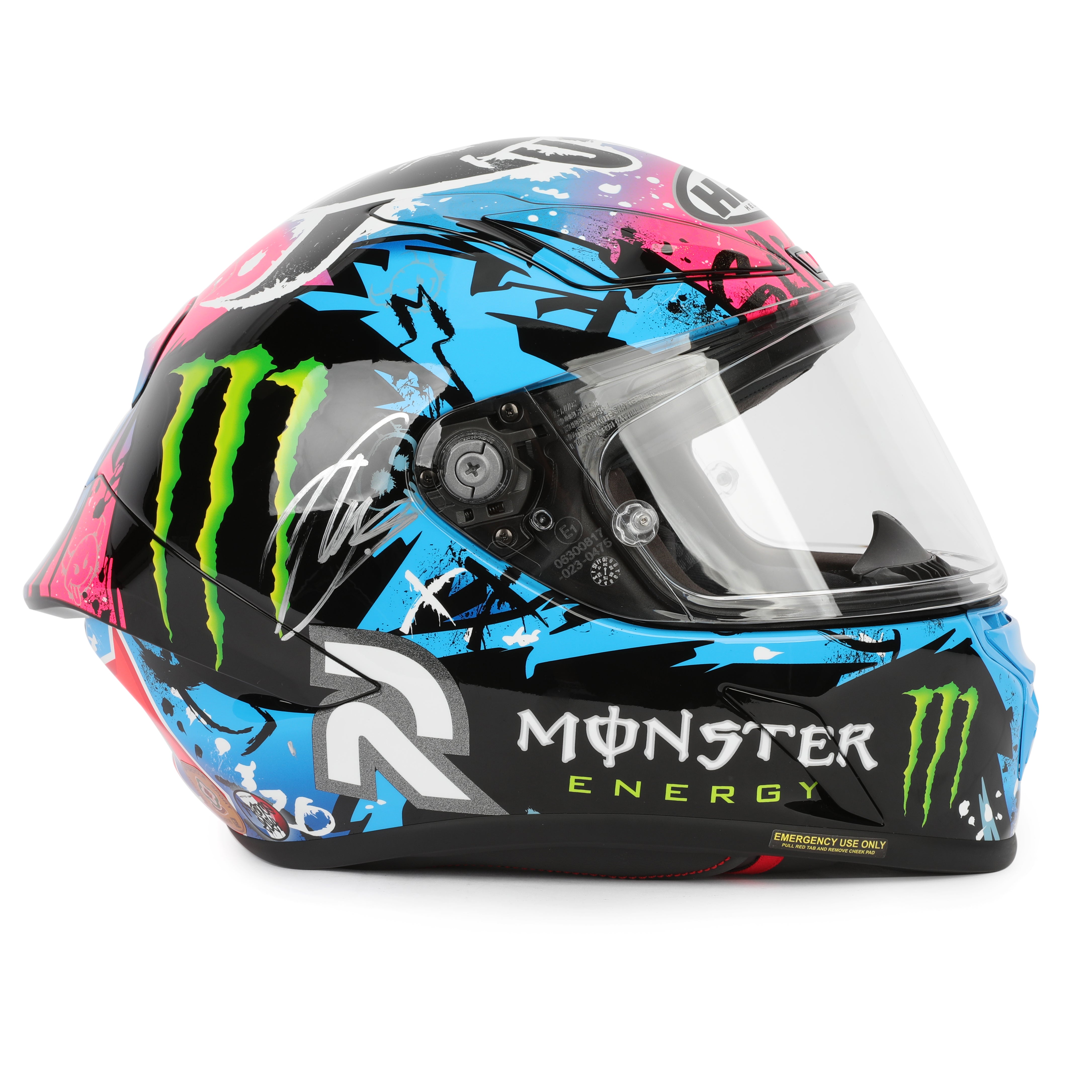 LOT 036 - Fabio Quartararo 2024 Signed HJC RPHA 1 Replica Helmet – French GP