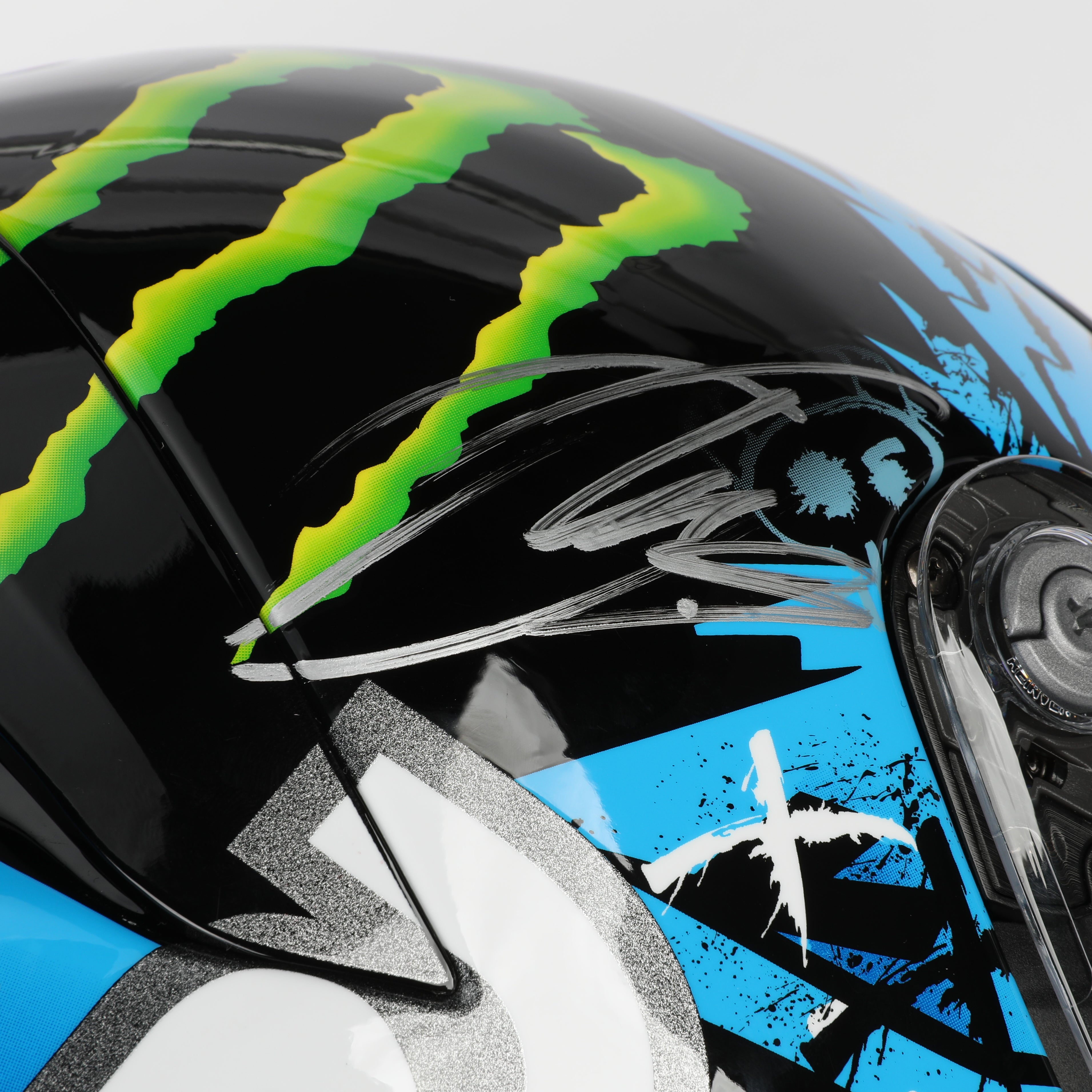 LOT 036 - Fabio Quartararo 2024 Signed HJC RPHA 1 Replica Helmet – French GP