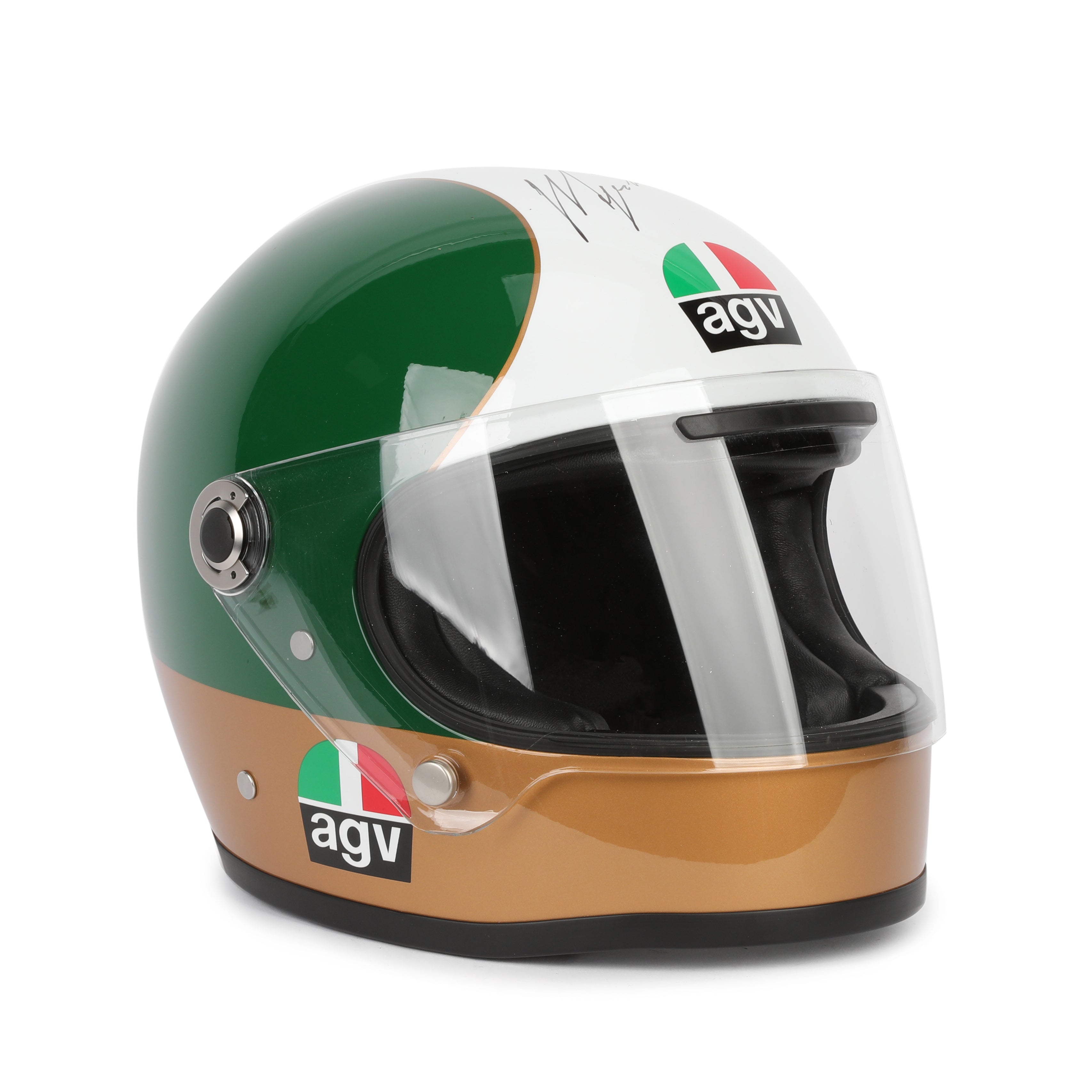 Giacomo Agostini signed AGV “AGO” Helmet – Limited Edition #69 / 3000 worldwide