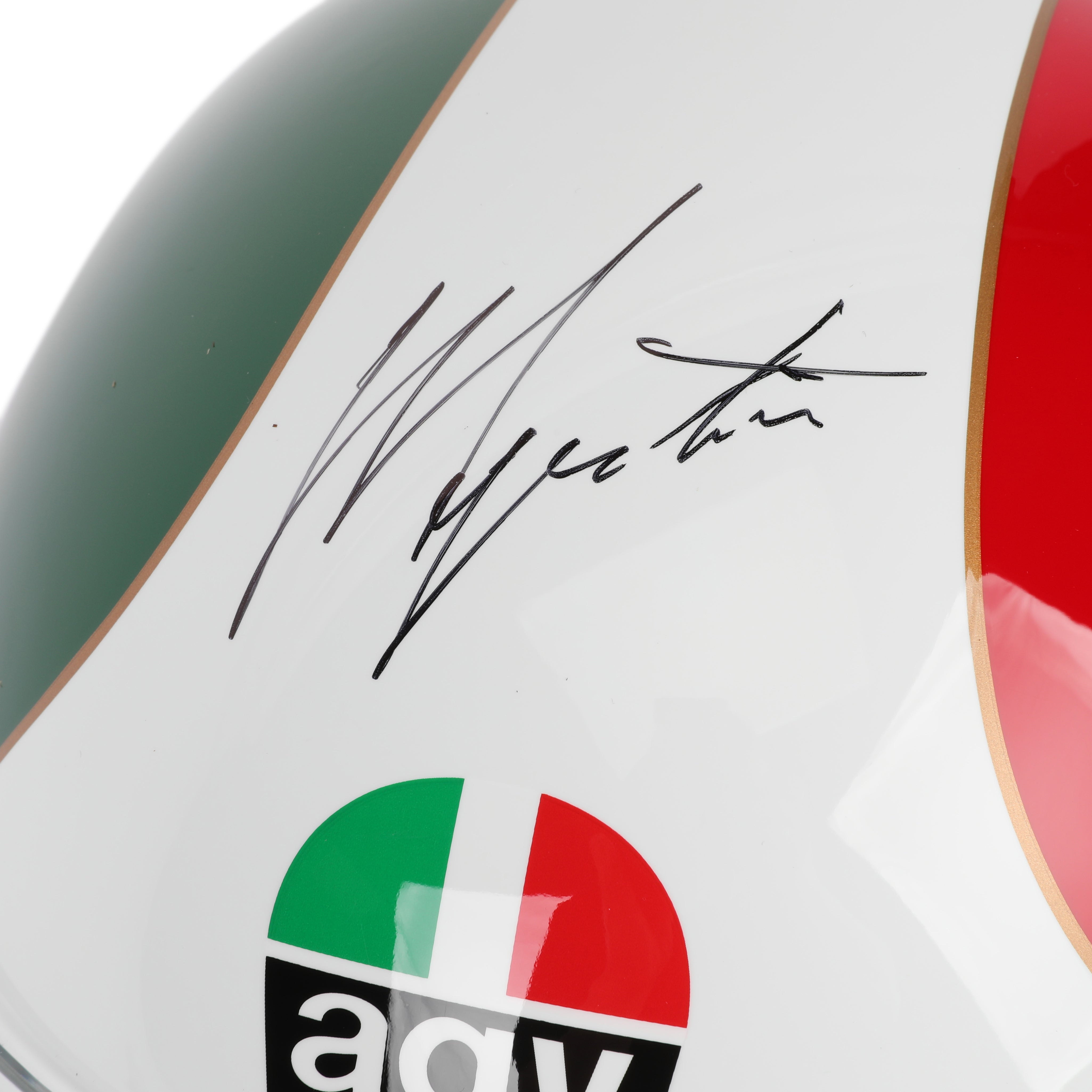 Giacomo Agostini signed AGV “AGO” Helmet – Limited Edition #69 / 3000 worldwide