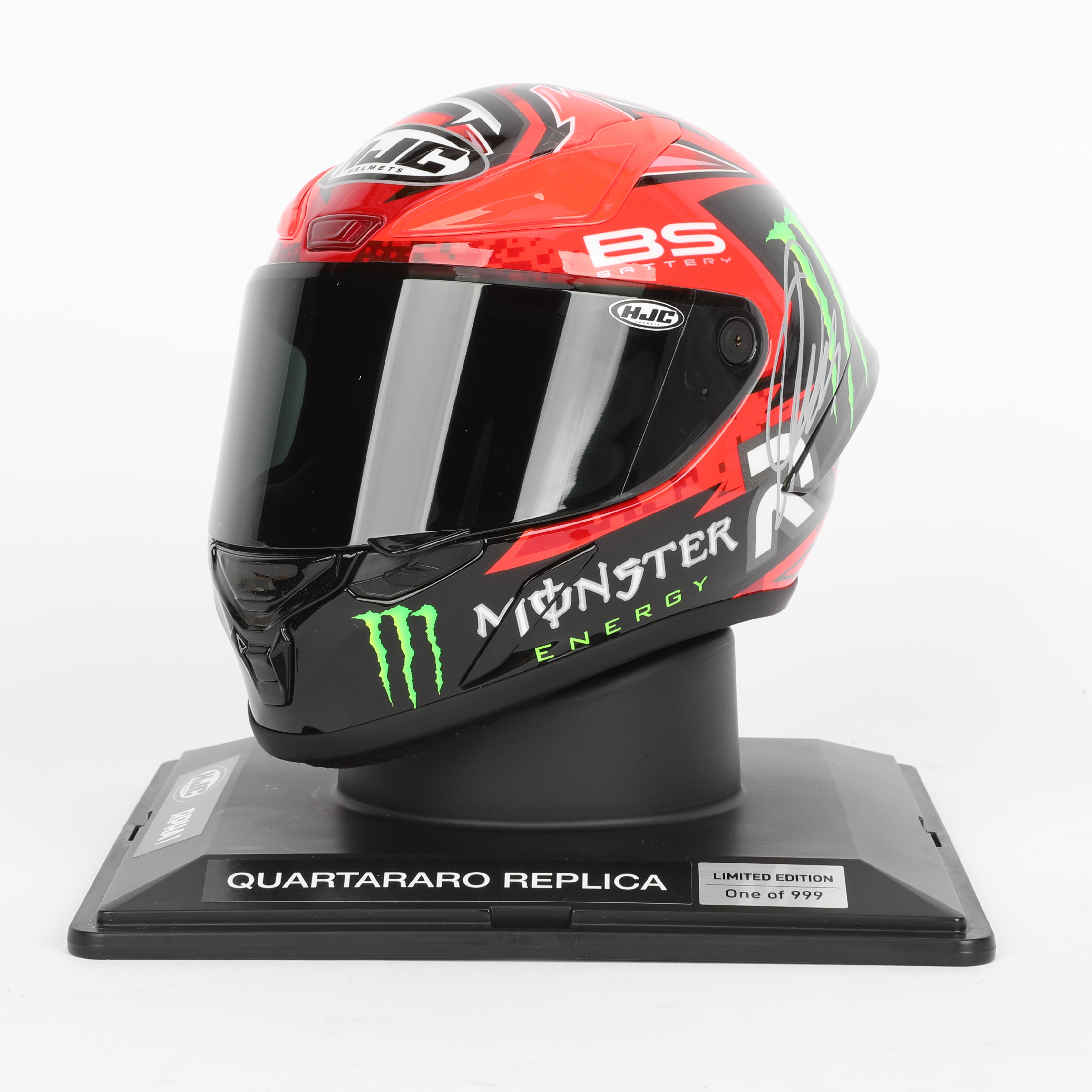 LOT 127 - Fabio Quartararo Signed Limited Edition 2023 Mini Helmet