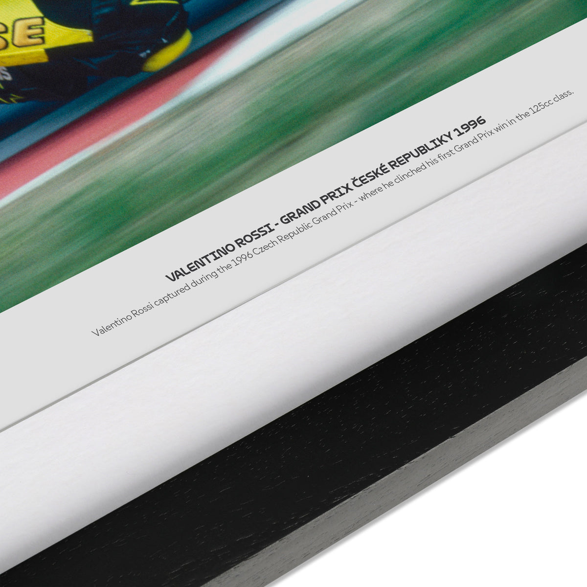 Valentino Rossi 1996 'First Win' Signed Print - Czechia GP