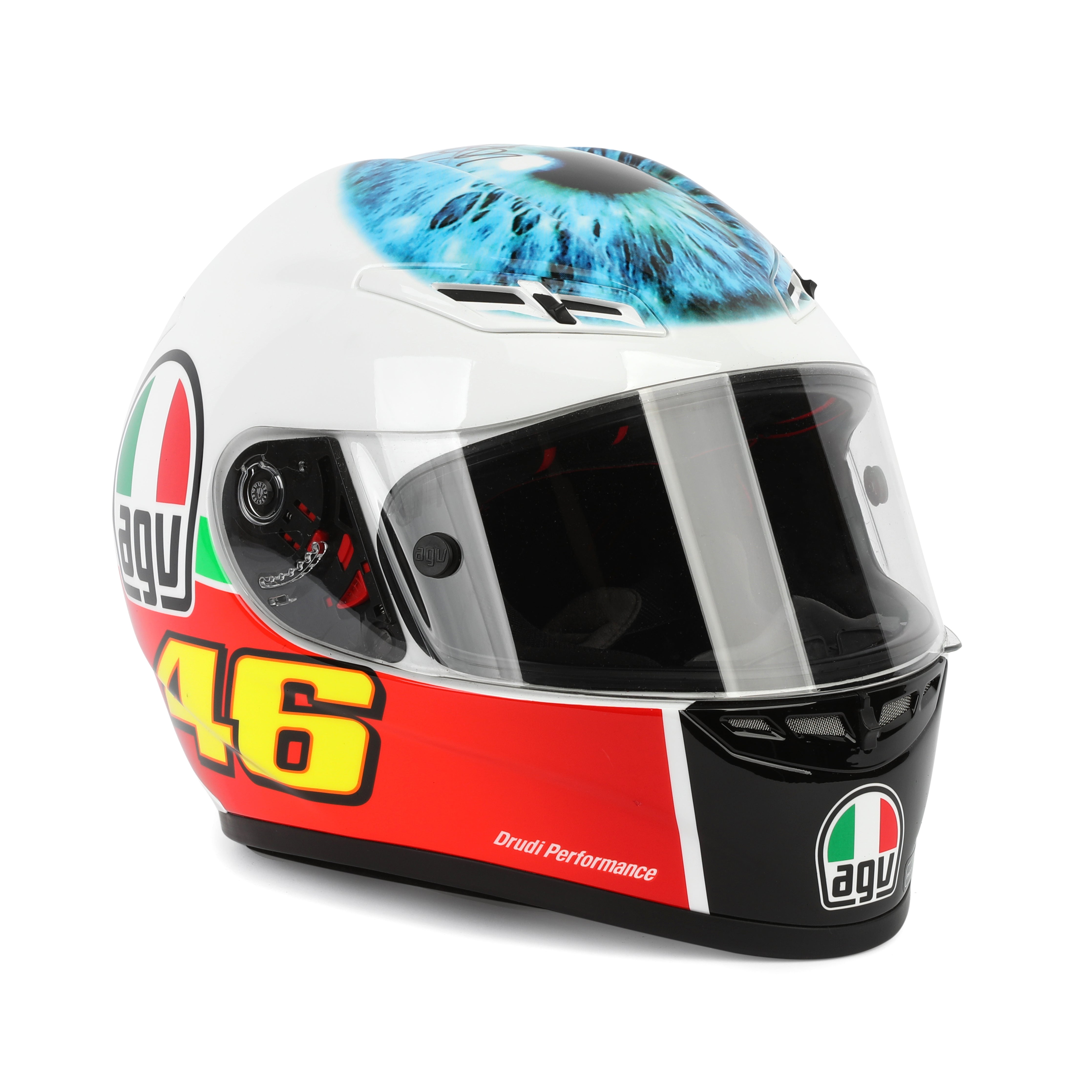 LOT 018 - Valentino Rossi 2011 Signed Limited Edition ‘Mugello Eye’ Replica Helmet