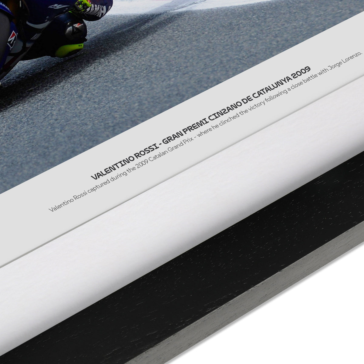 Valentino Rossi 2009 Signed Print - Catalan GP