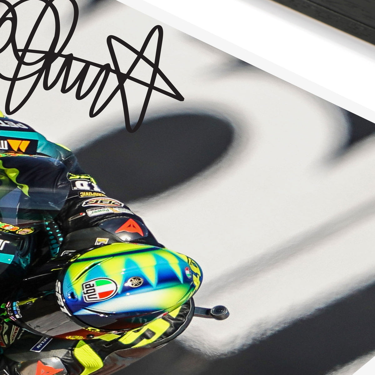 Valentino Rossi 2021 'Last Race' Signed Print - Valencia GP