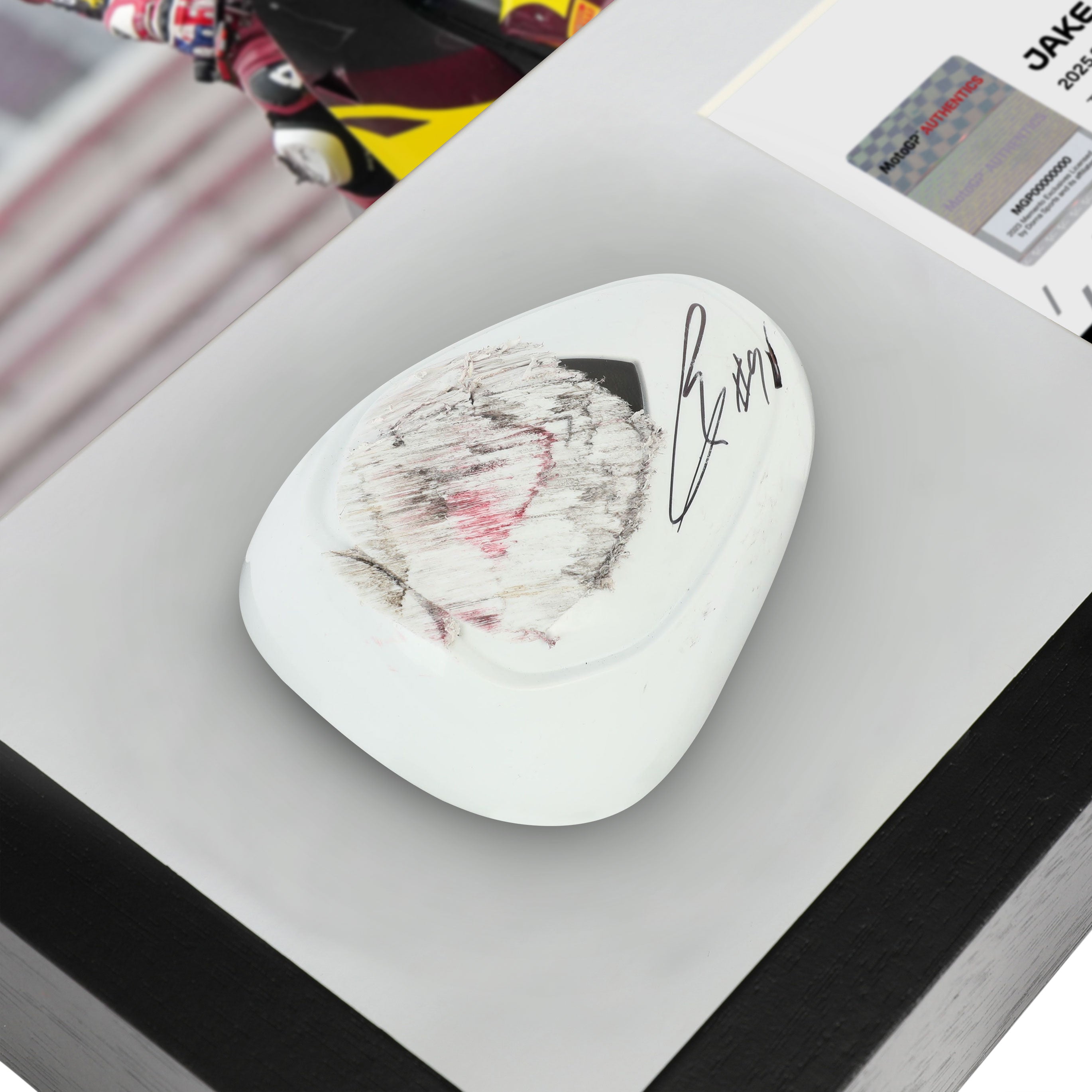 Jake Dixon Signed Knee Slider – 2025 Americas GP Win