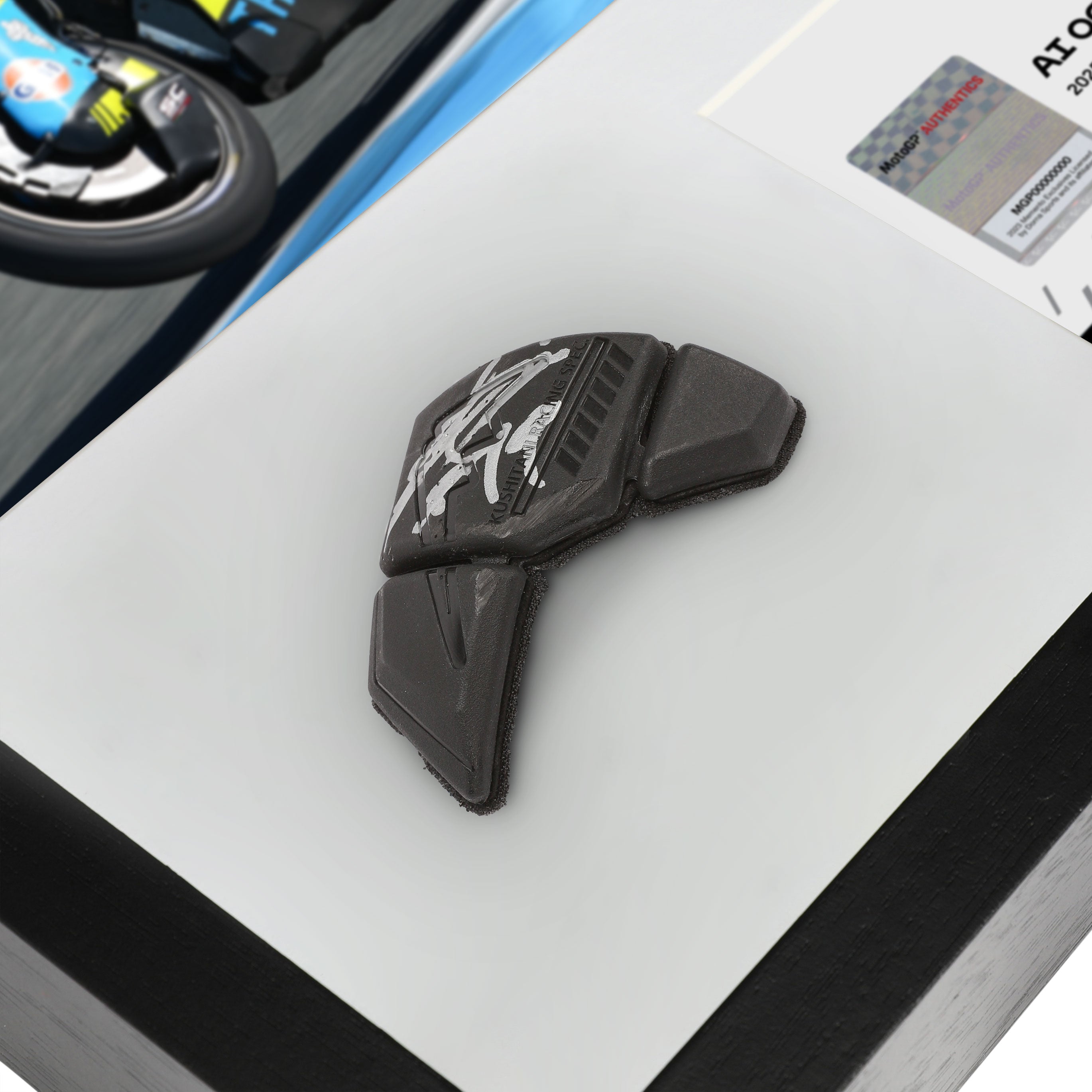 Ai Ogura Signed Used Elbow Sliders – 2025 MotoGP™ Season