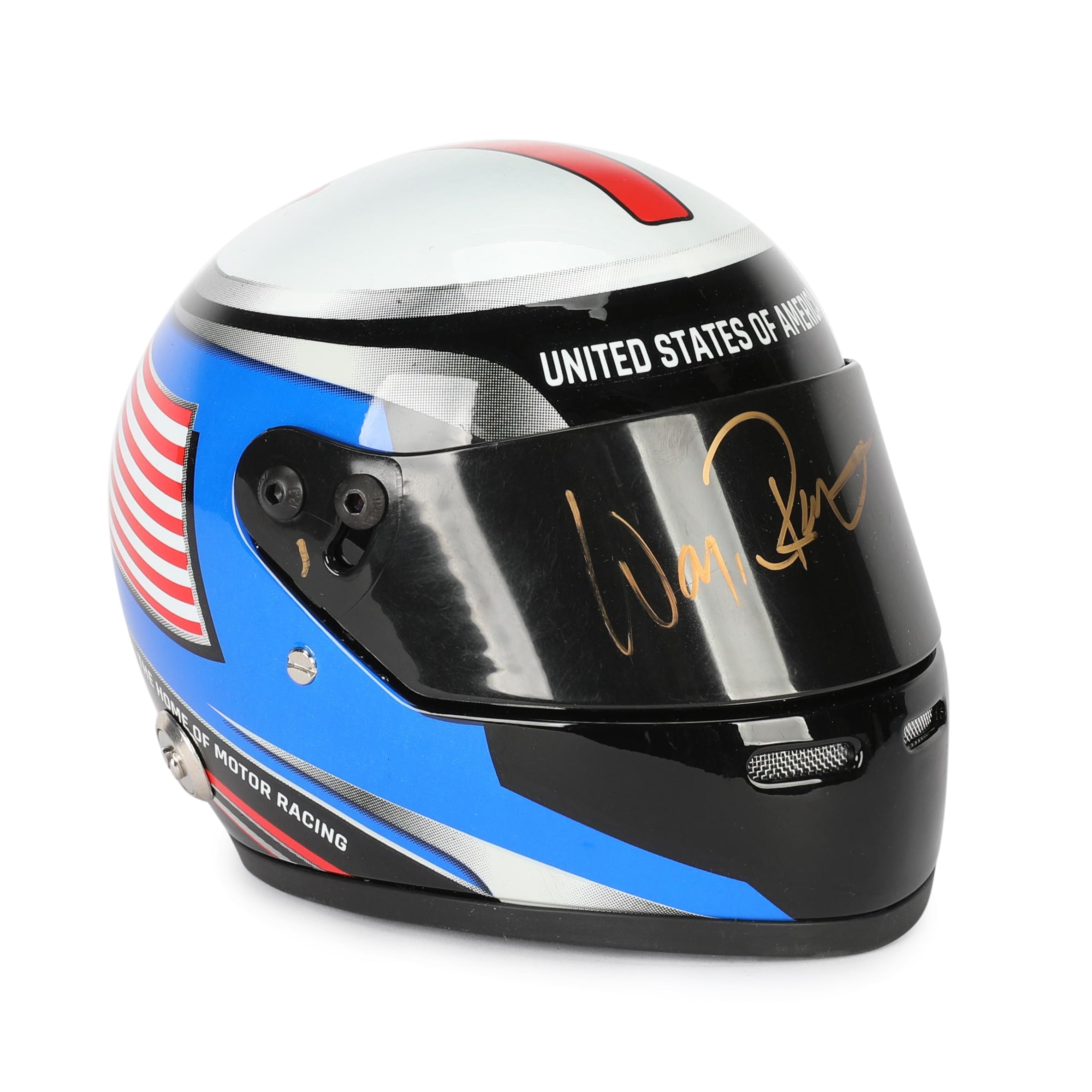 Wayne Rainey Signed 1:2 Scale Helmet – Americas GP