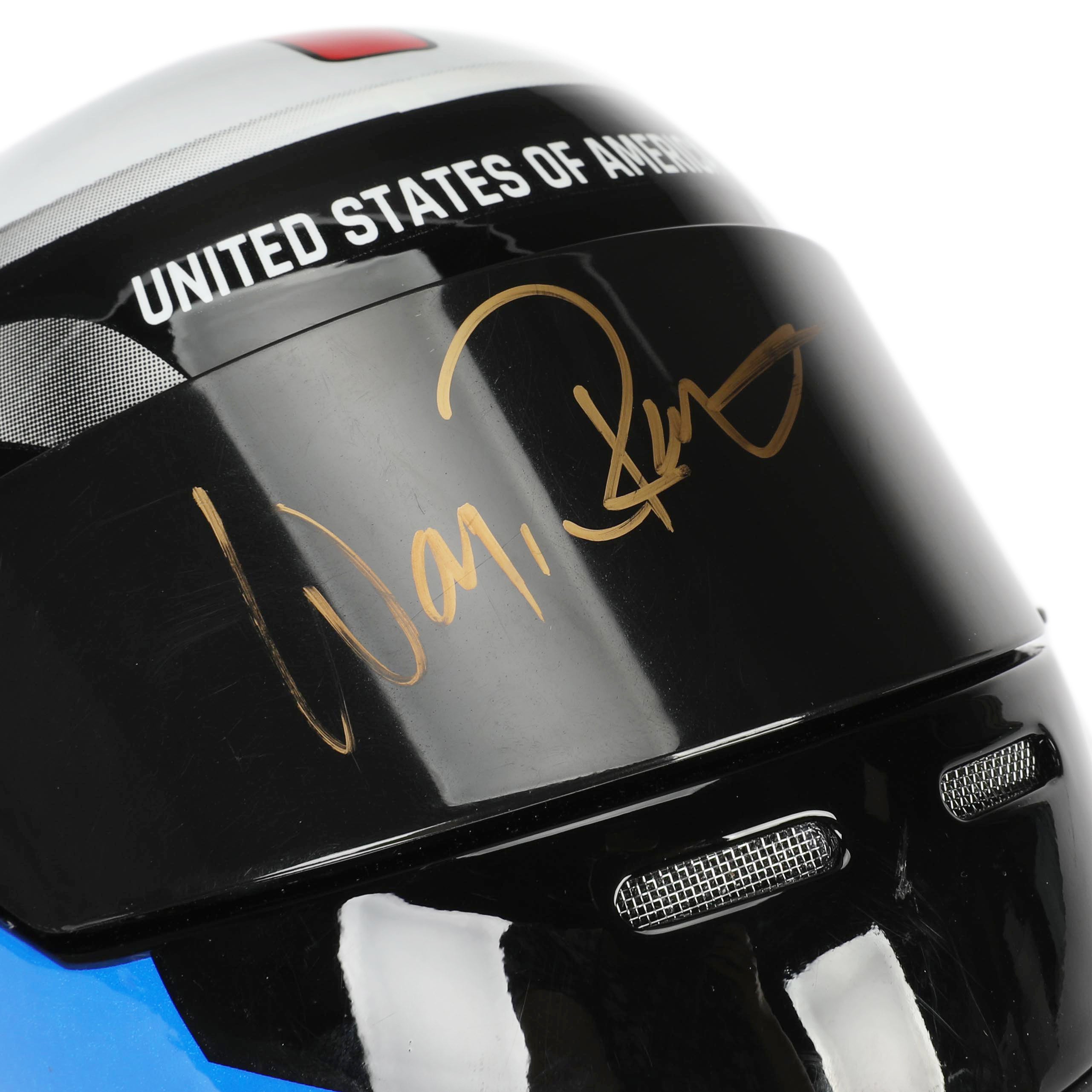 Wayne Rainey Signed 1:2 Scale Helmet – Americas GP