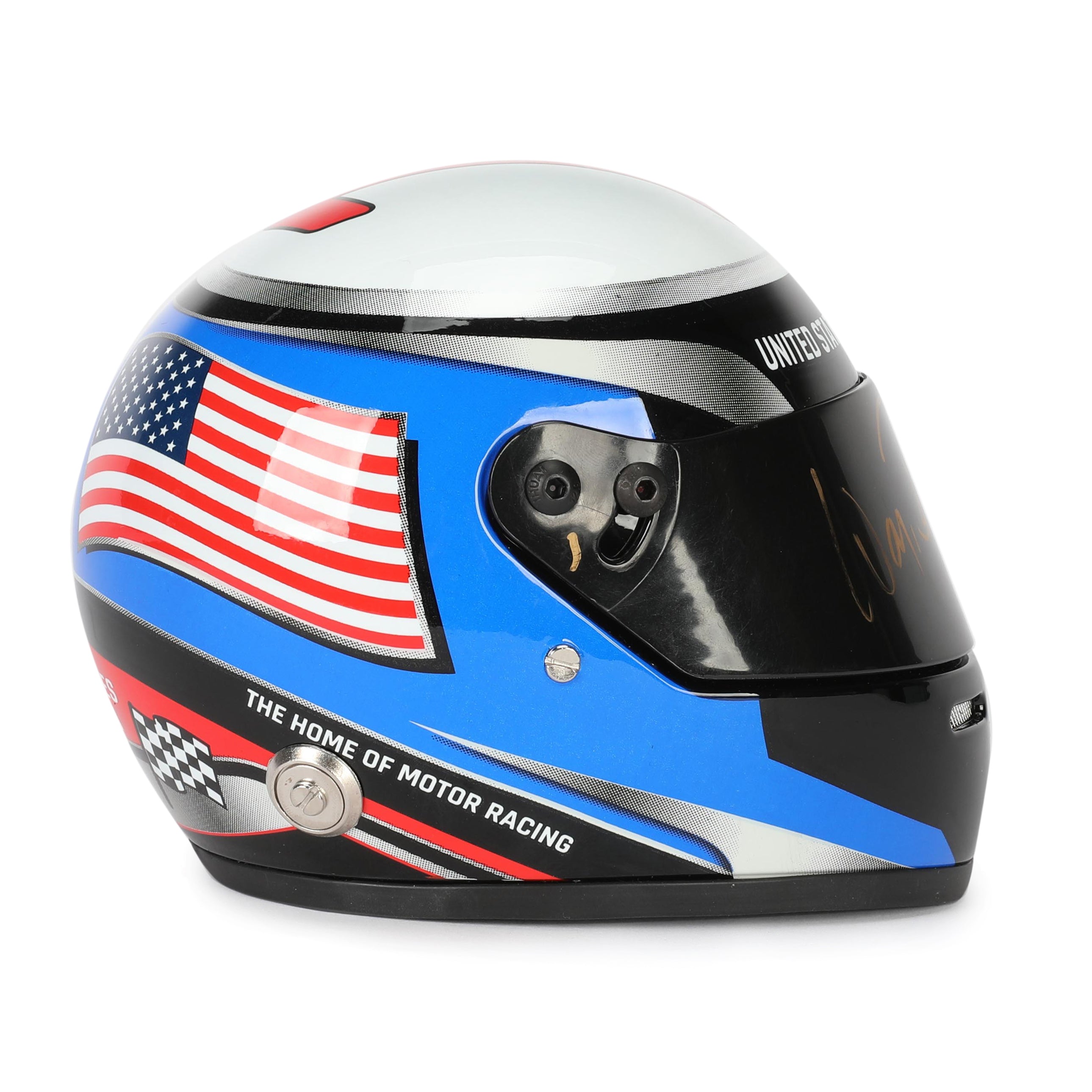 Wayne Rainey Signed 1:2 Scale Helmet – Americas GP