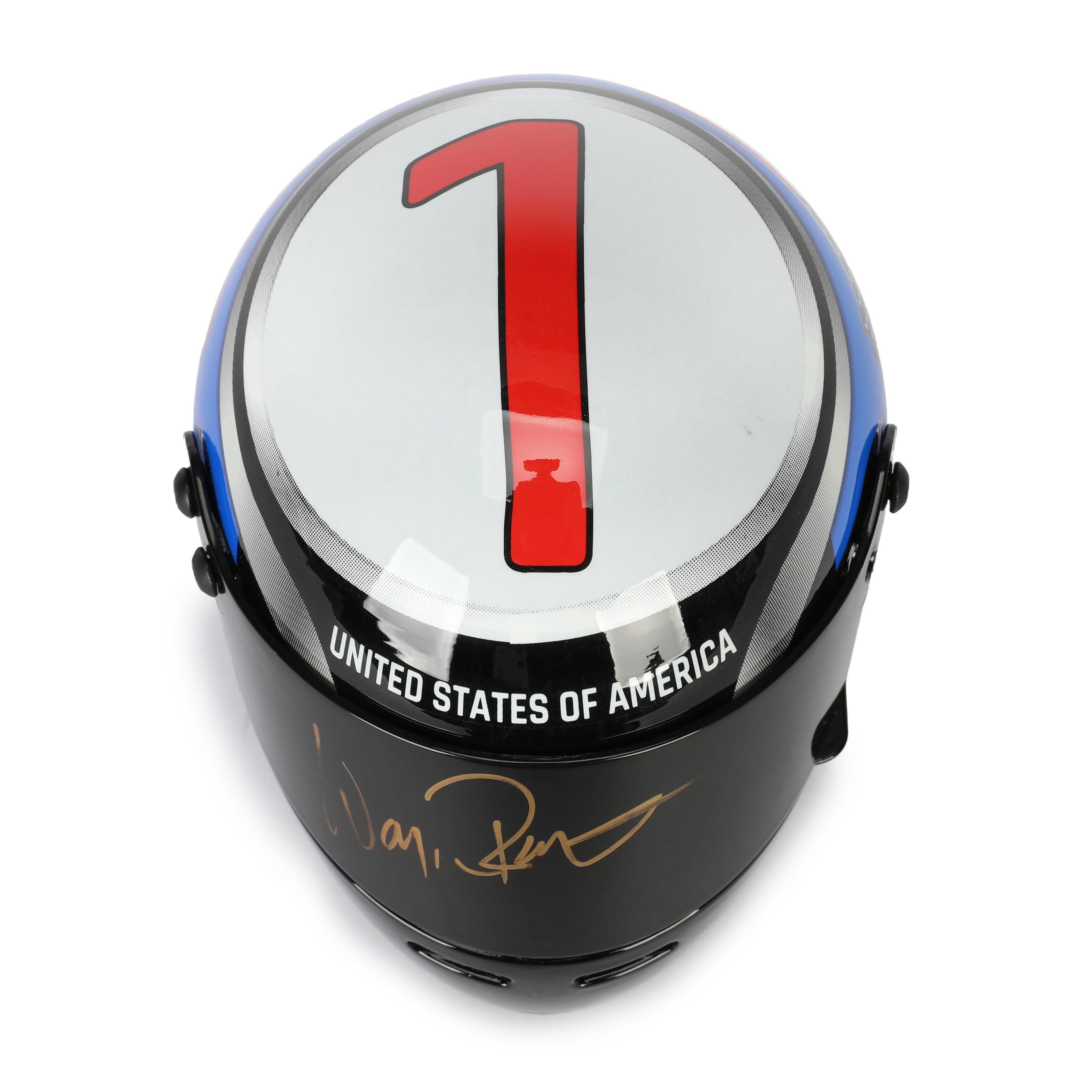 Wayne Rainey Signed 1:2 Scale Helmet – Americas GP