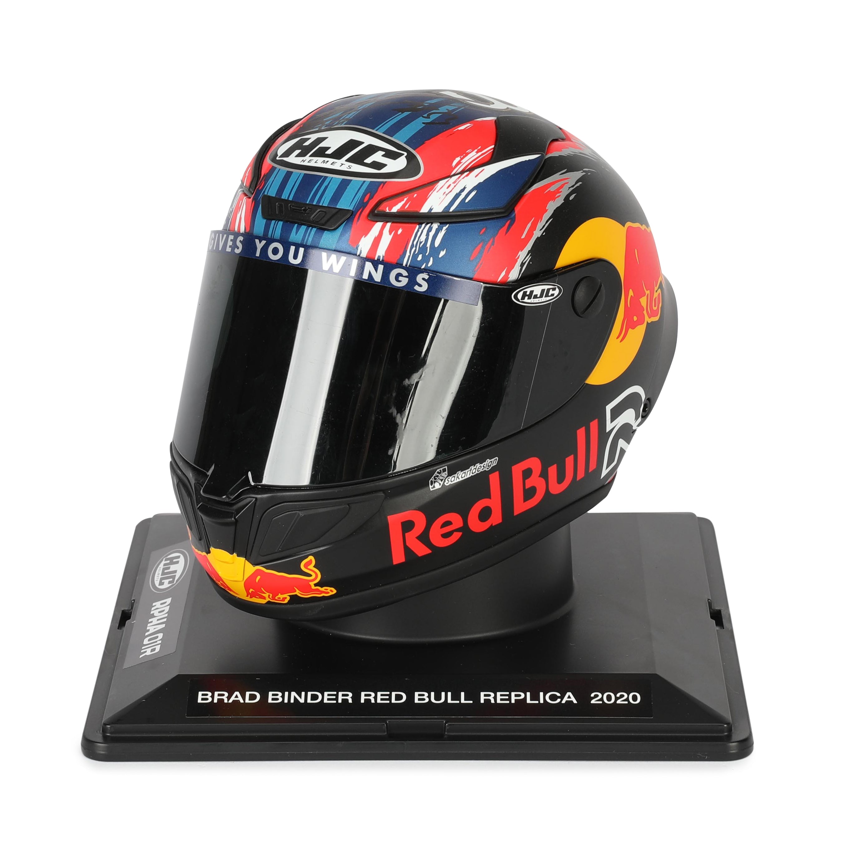 Brad Binder 2020 Signed 1:2 Replica Helmet in Display Case