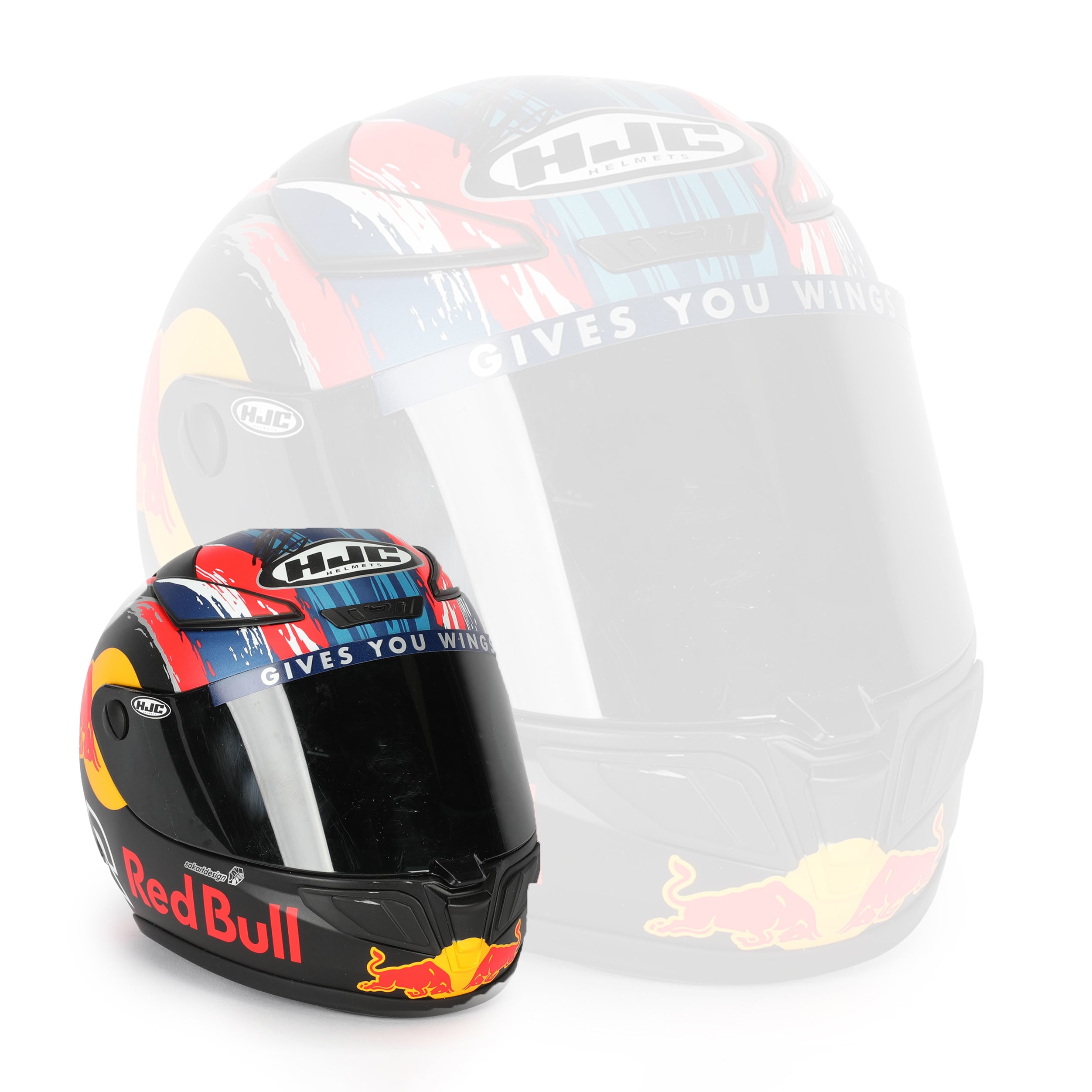 Brad Binder 2020 Signed 1:2 Replica Helmet in Display Case
