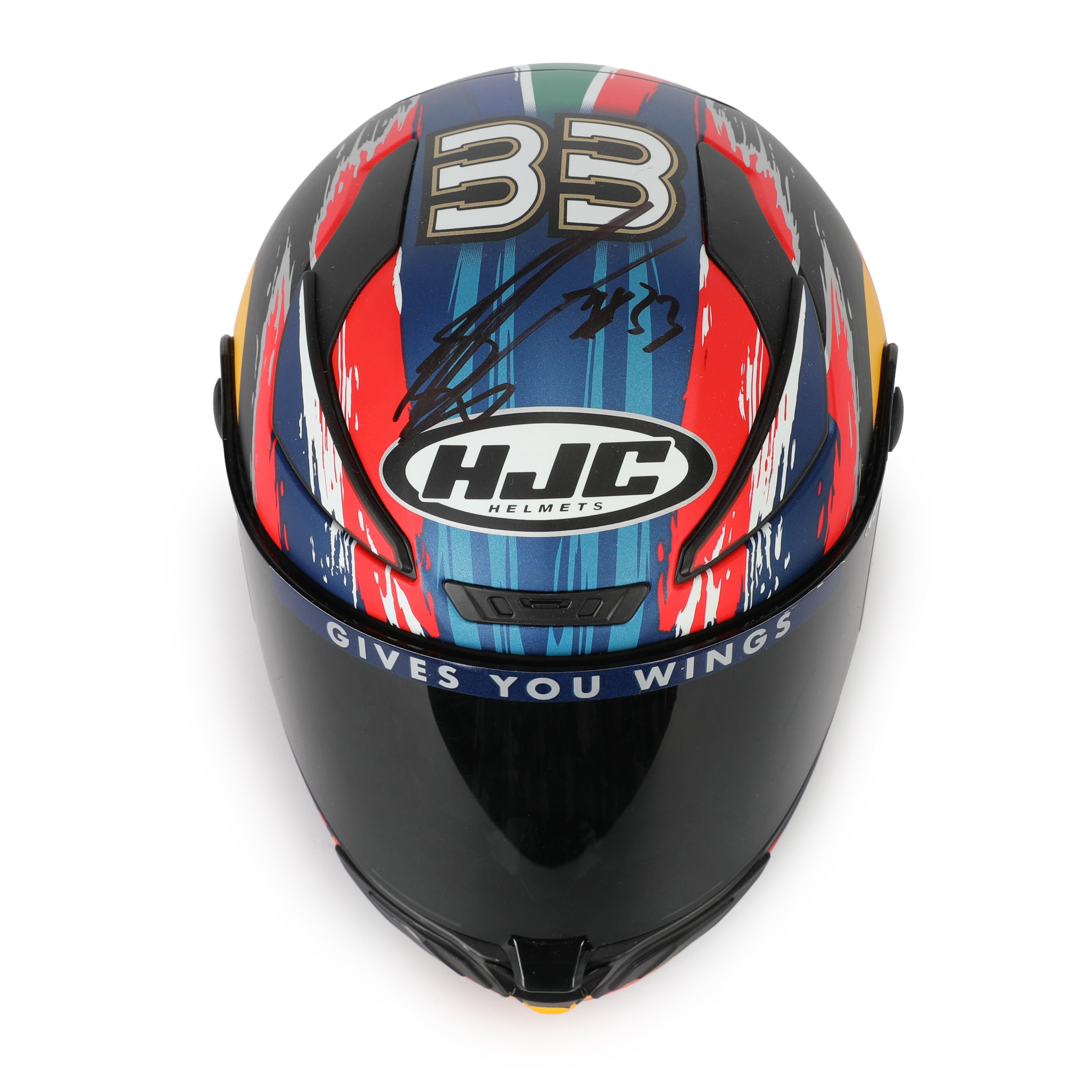 Brad Binder 2020 Signed 1:2 Replica Helmet in Display Case
