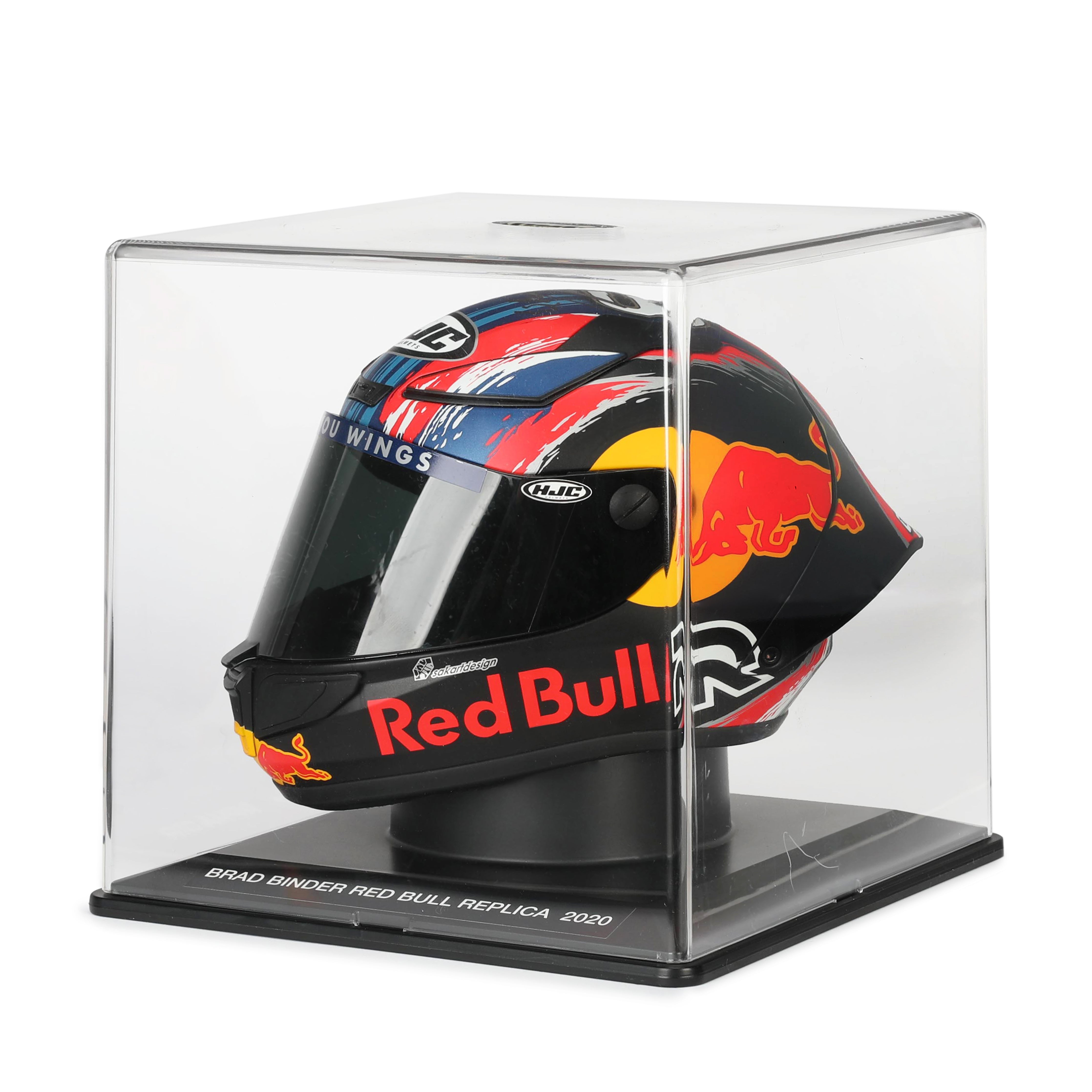Brad Binder 2020 Signed 1:2 Replica Helmet in Display Case