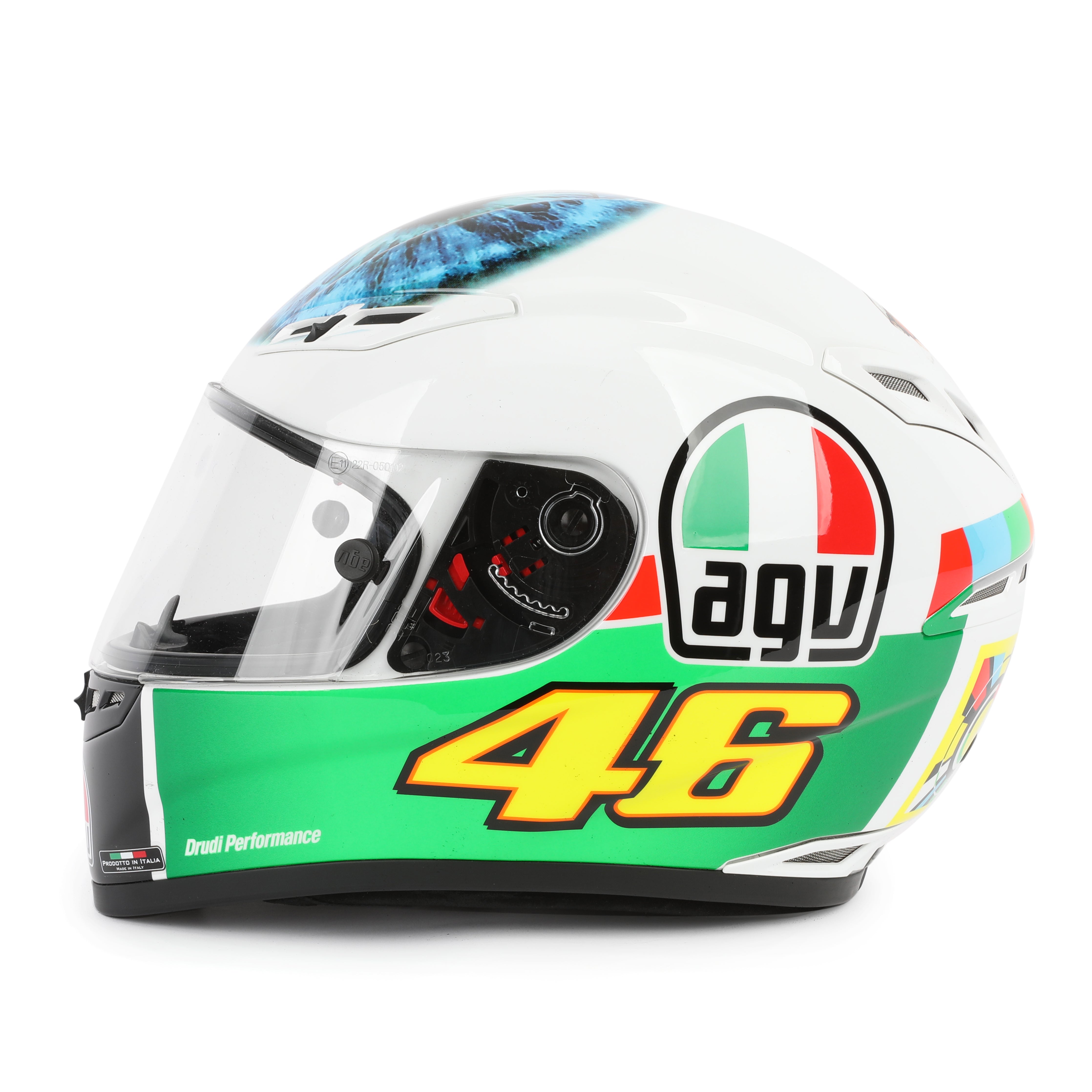 LOT 018 - Valentino Rossi 2011 Signed Limited Edition ‘Mugello Eye’ Replica Helmet