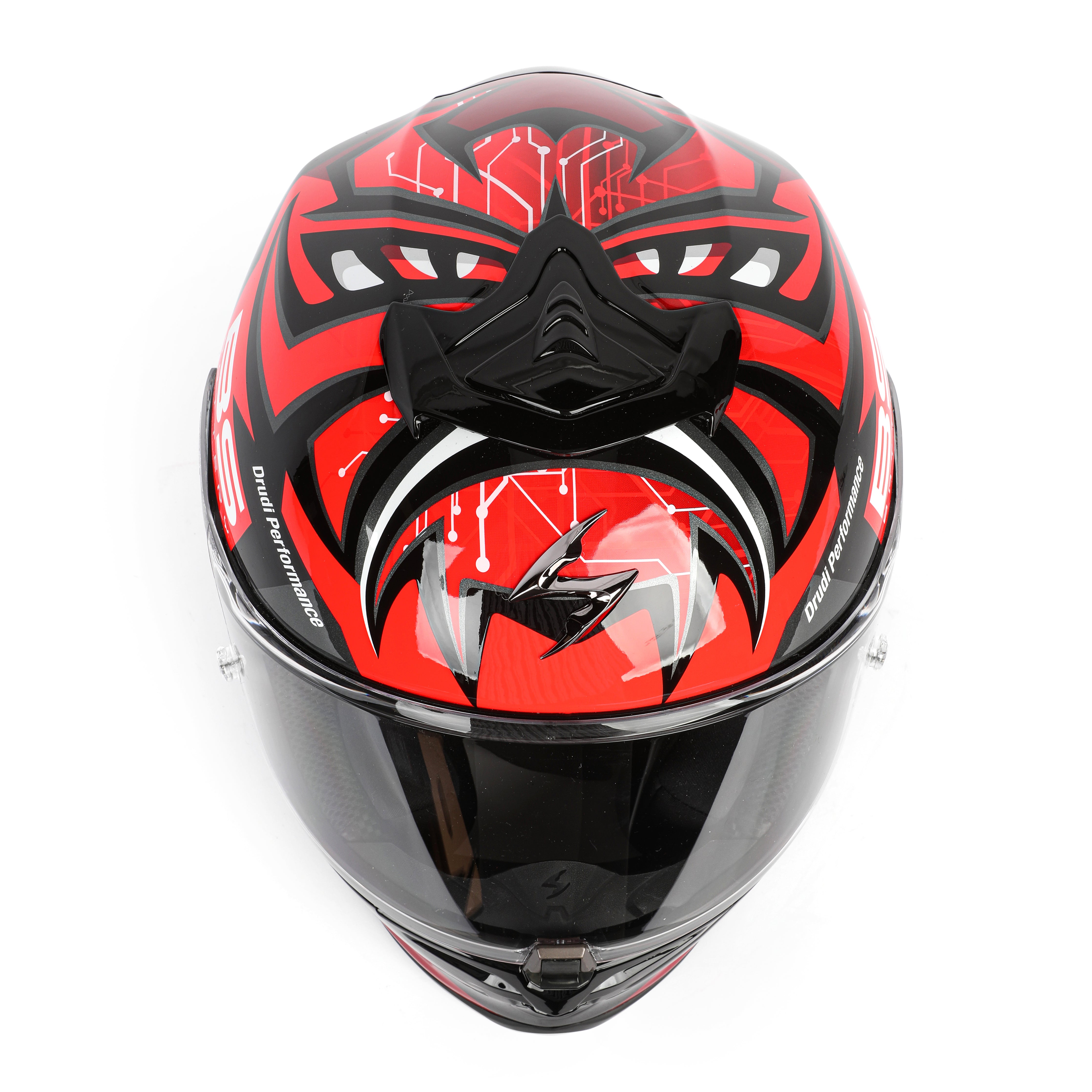 LOT 041 - Fabio Quartararo Signed Scorpion Exo-r1 Air Fabio Monster Signed Helmet