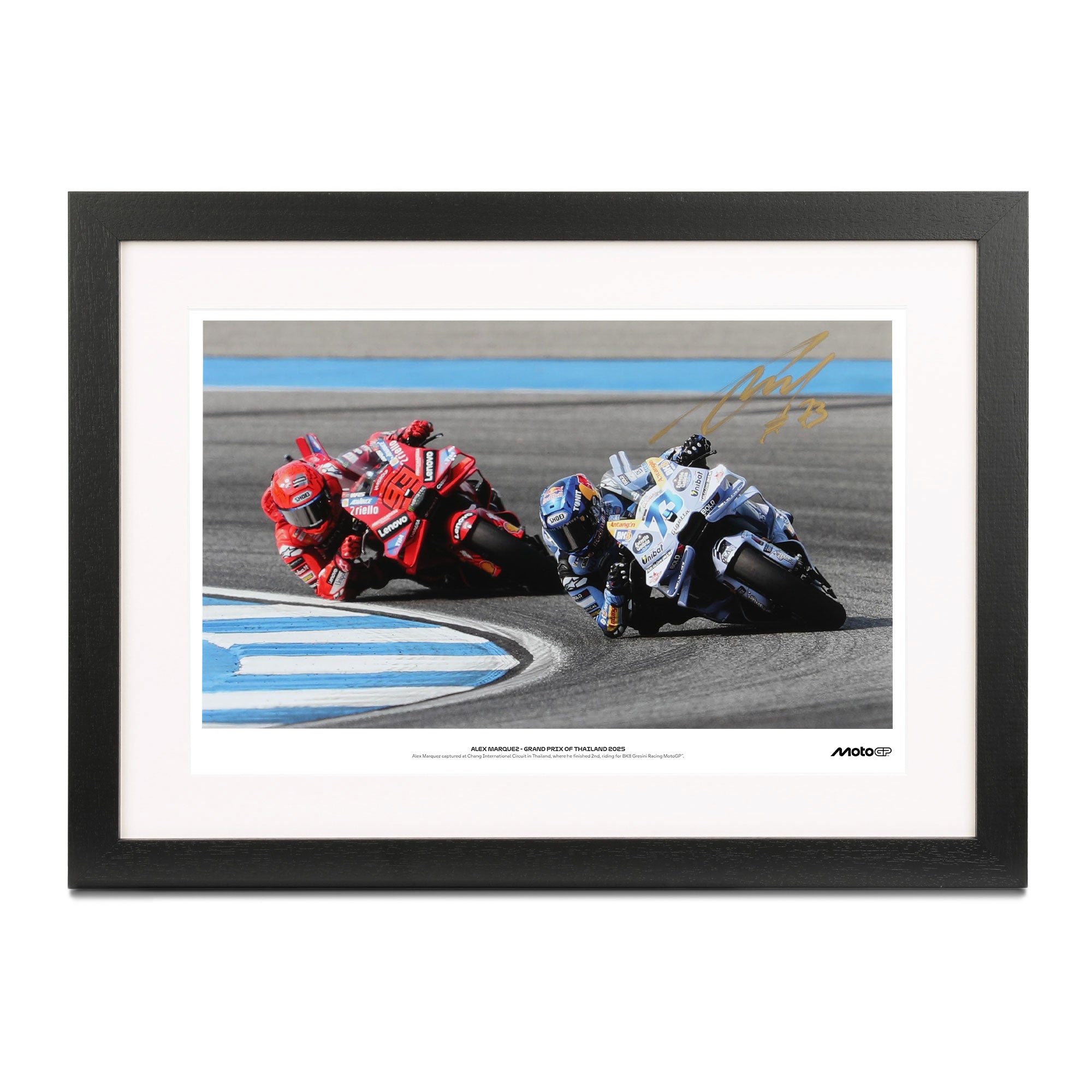 Alex Marquez Signed Photo - Thailand GP 2025