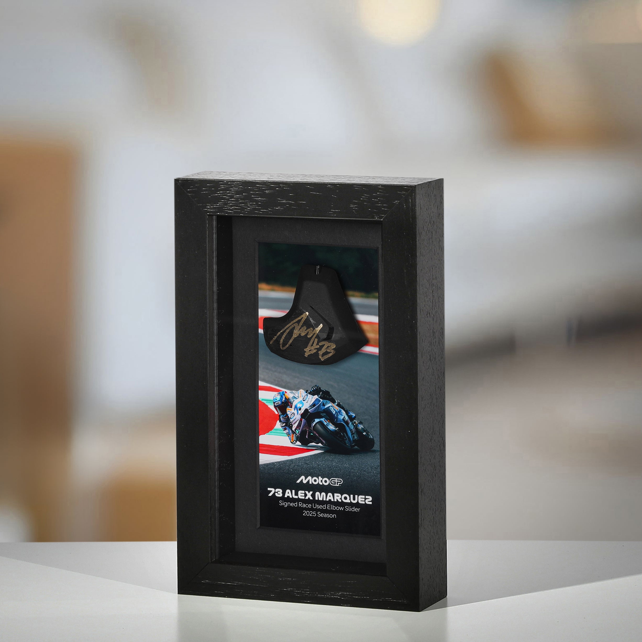 Alex Marquez Signed Elbow Slider - 2025 Grand Prix Used