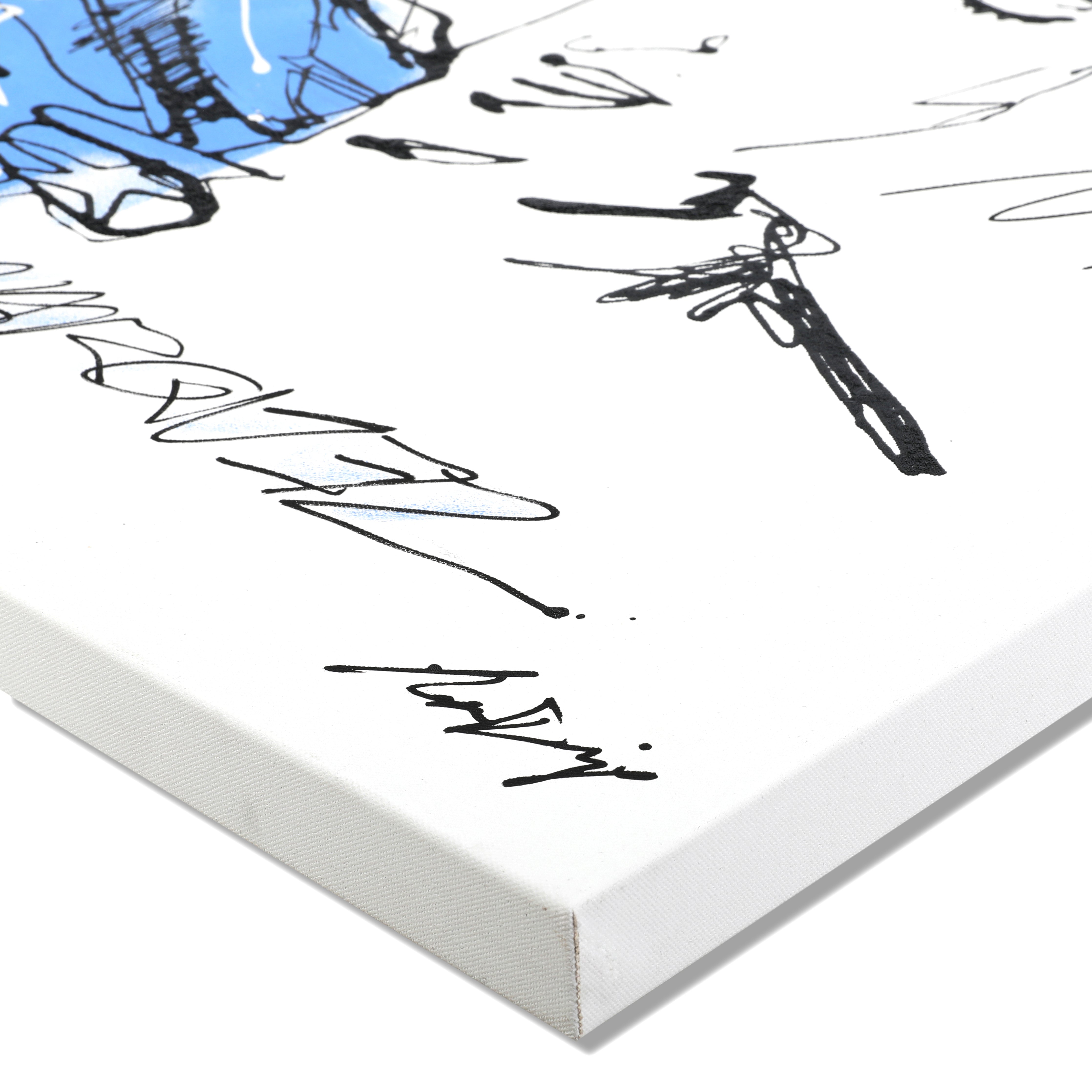 LOT 013 - Alex Marquez x MRDRIP Signed Original Artwork