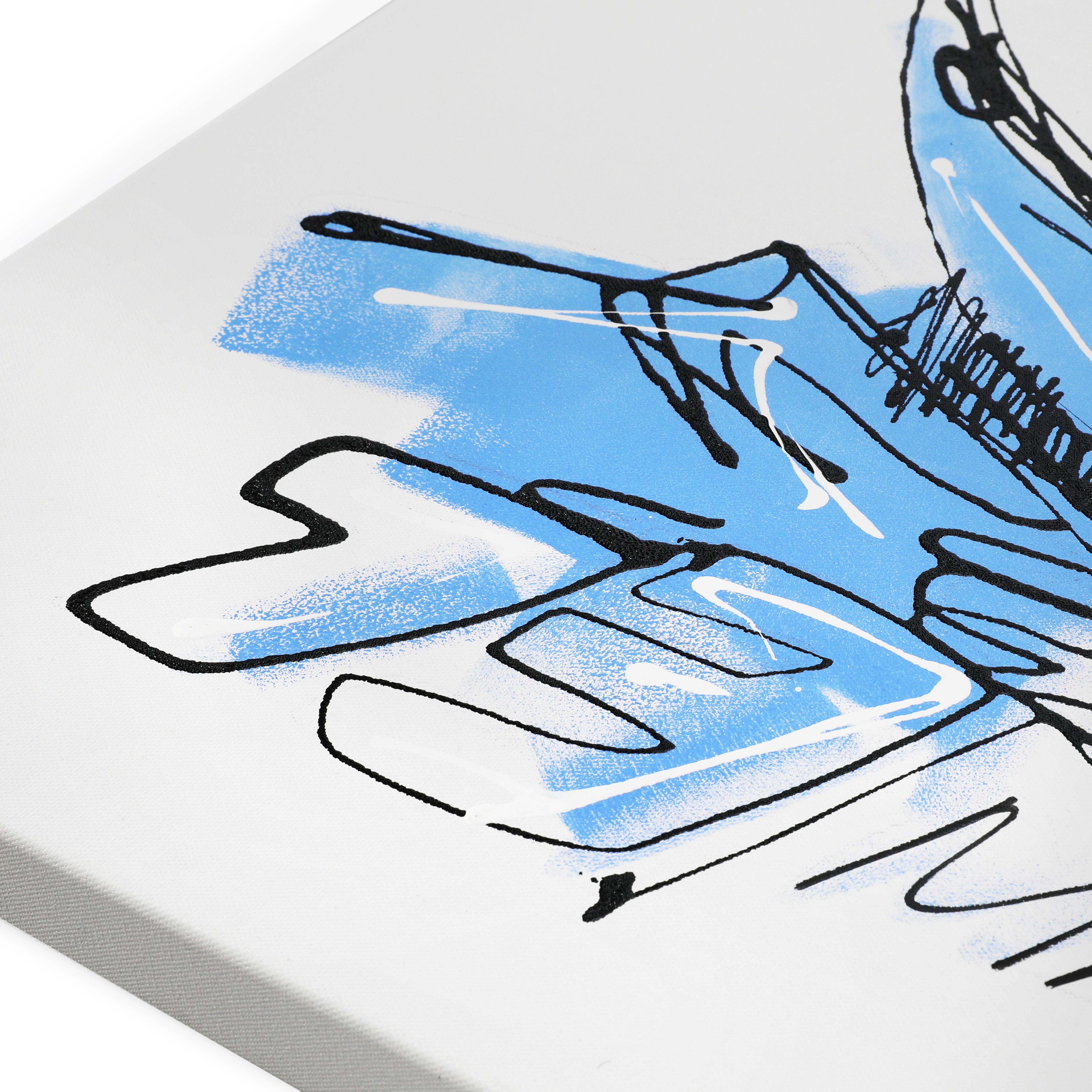 LOT 013 - Alex Marquez x MRDRIP Signed Original Artwork
