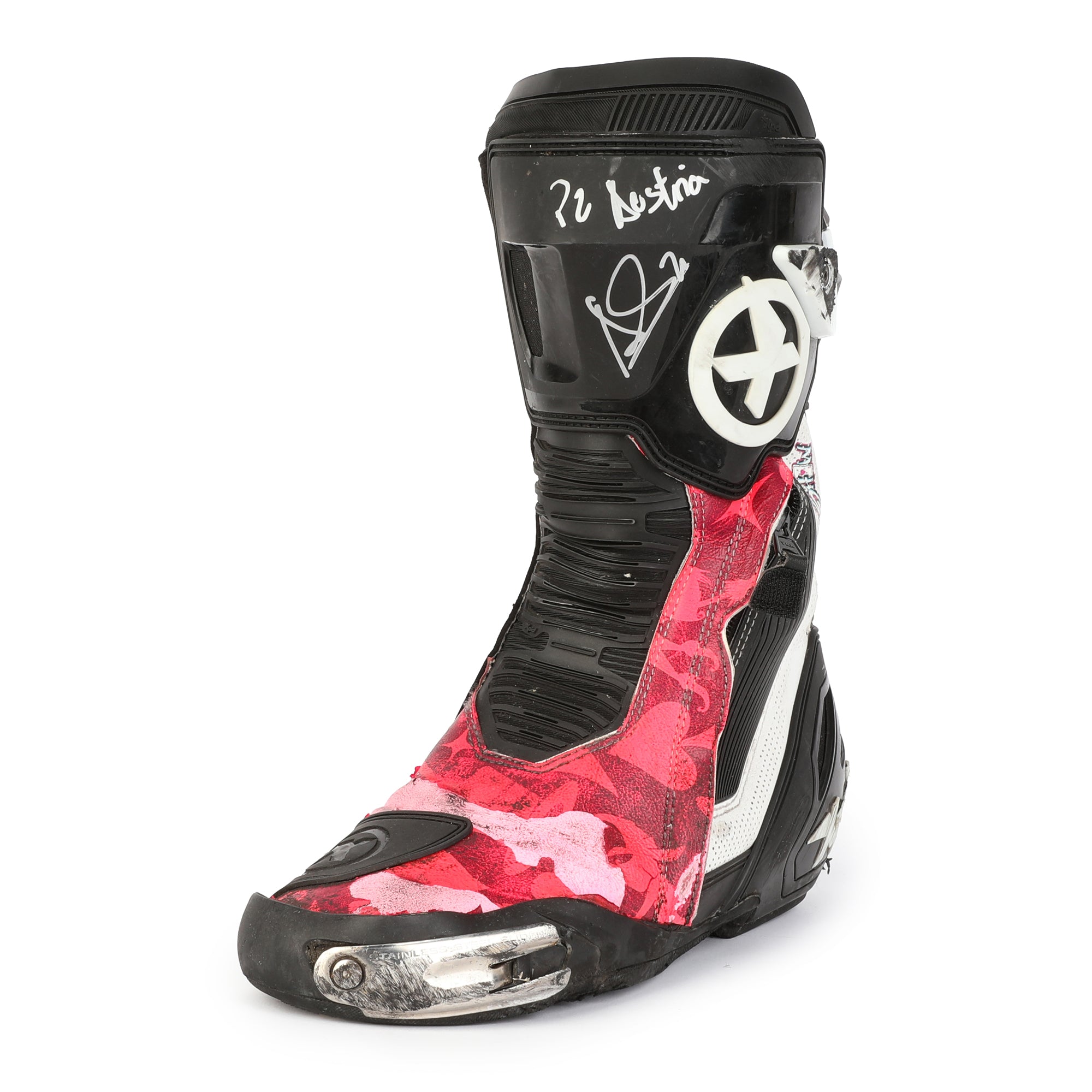 Alonso López Signed Race Used Left Boot – 2024 Austrian GP
