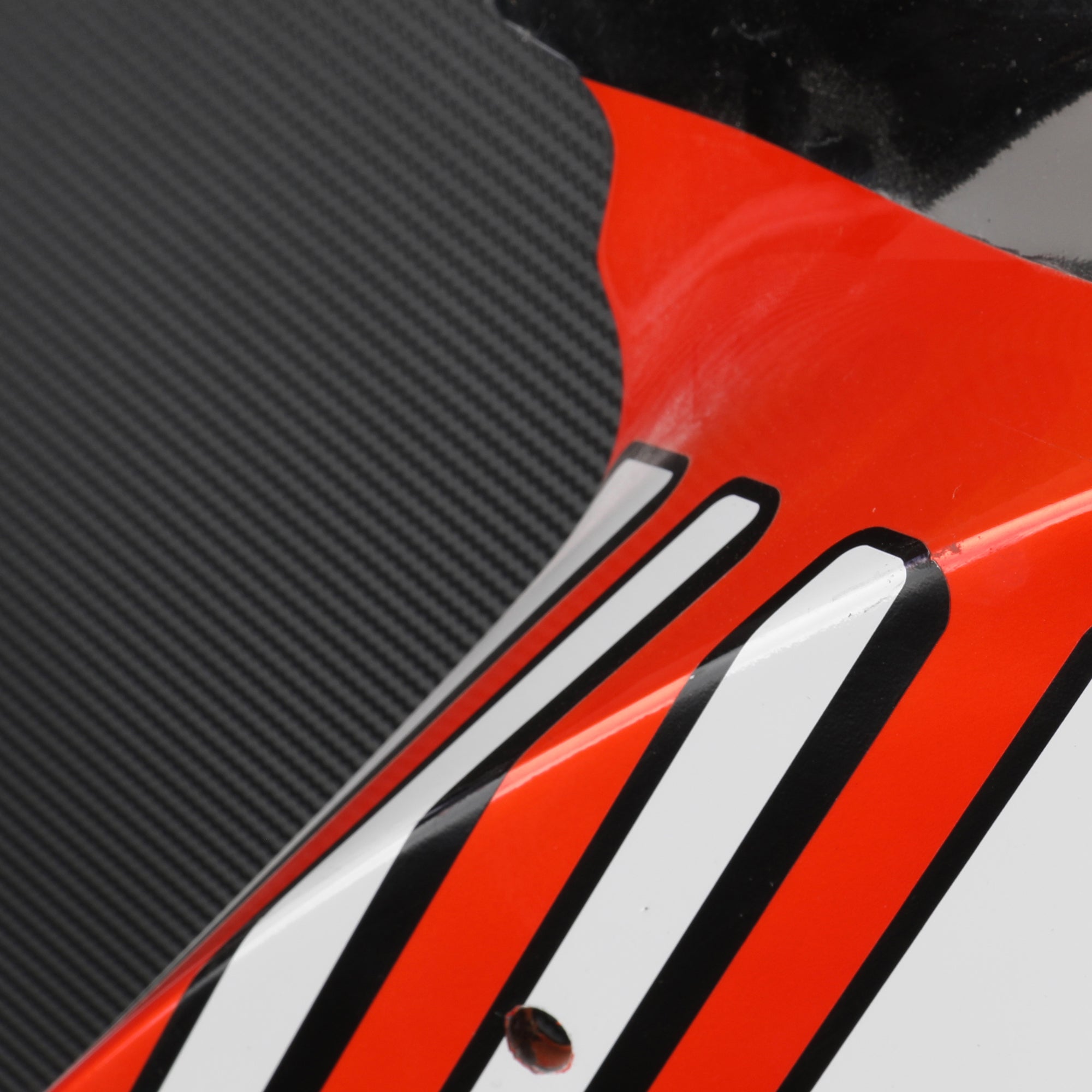 LOT 032 - Casey Stoner 2007 Ducati Used Fairing Wall Mounted Display with Signature