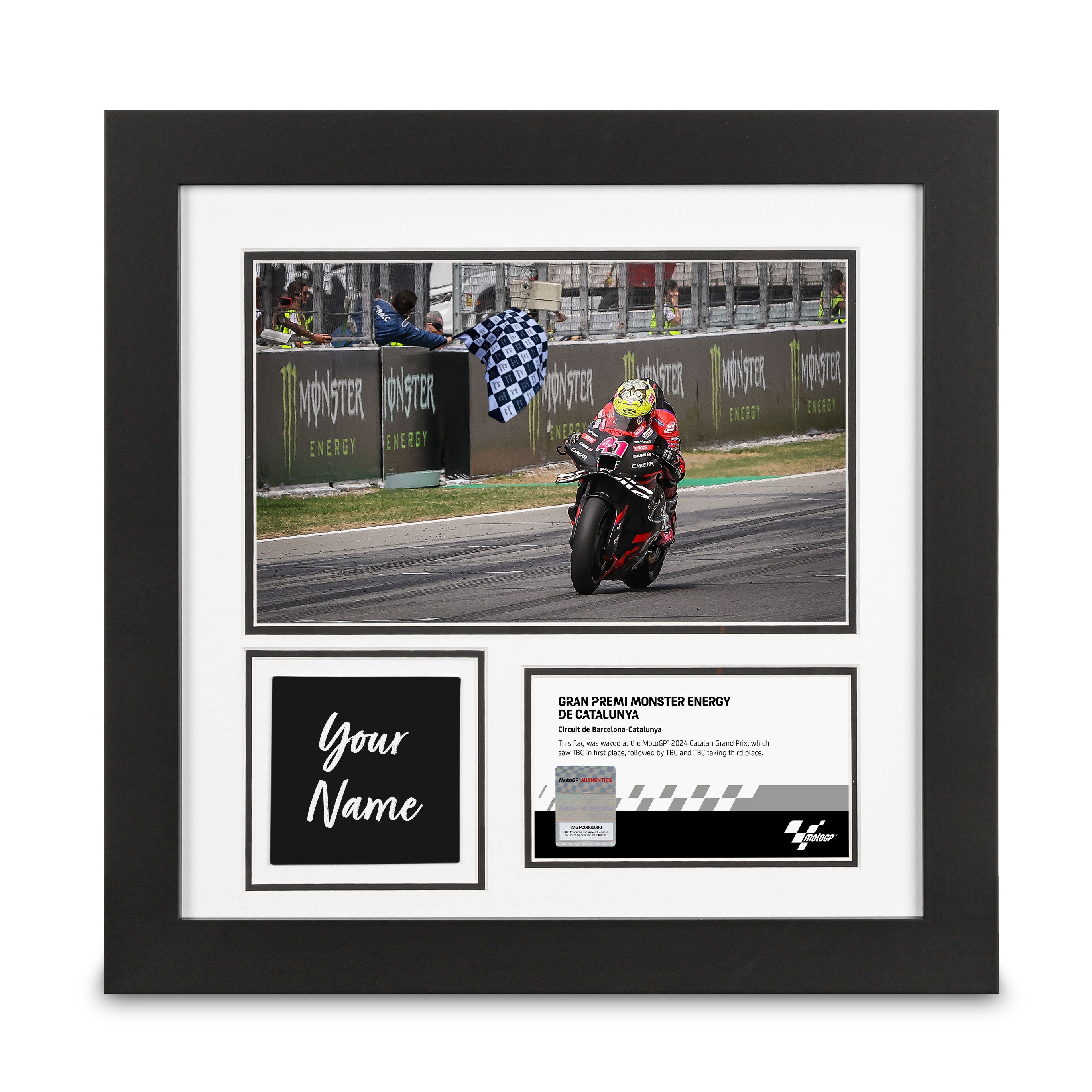 Own The Chequered Flag MotoGP Catalunya 2024