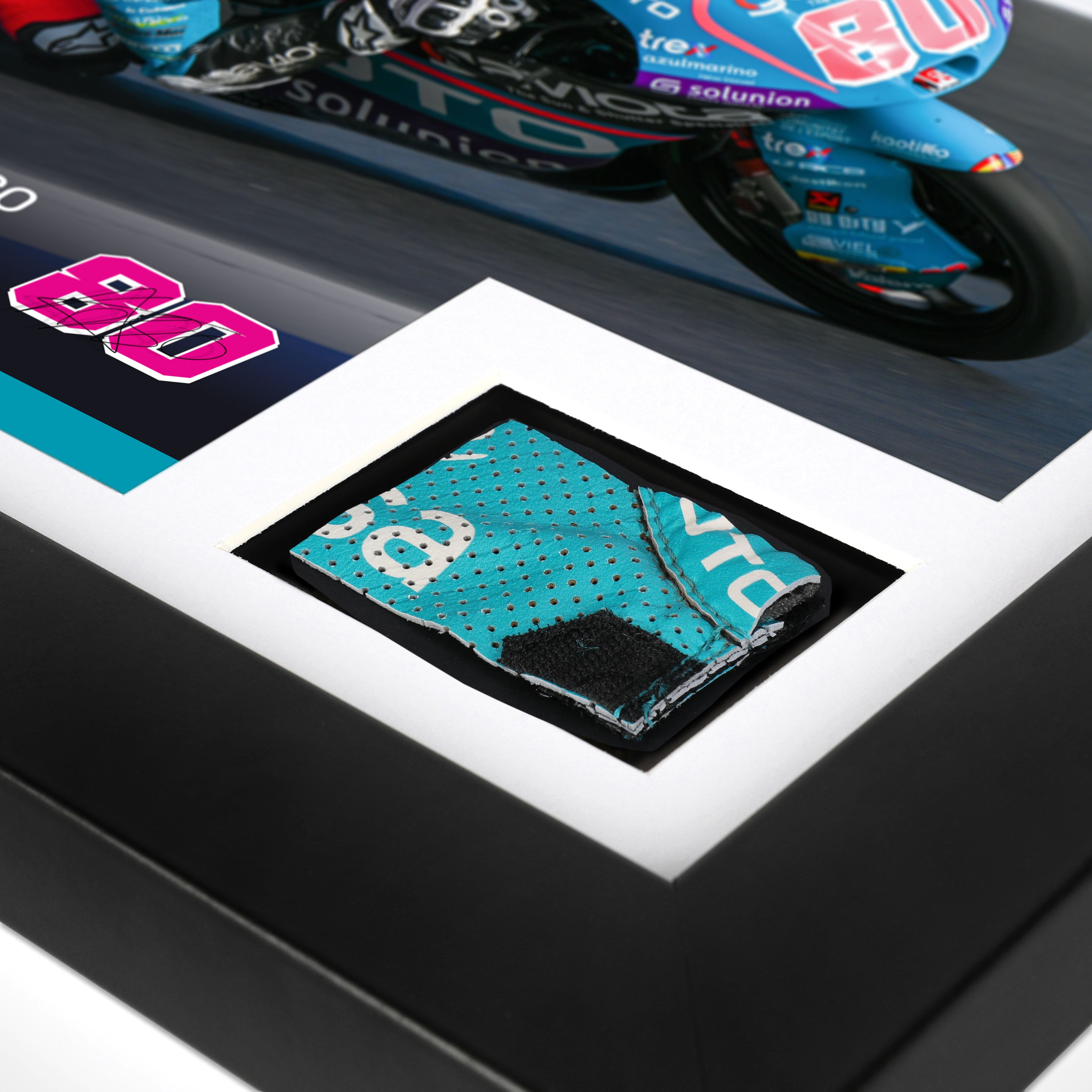 David Alonso Moto3™ Used Leather and Photo - Japanese GP 2024 - Only 80 Available