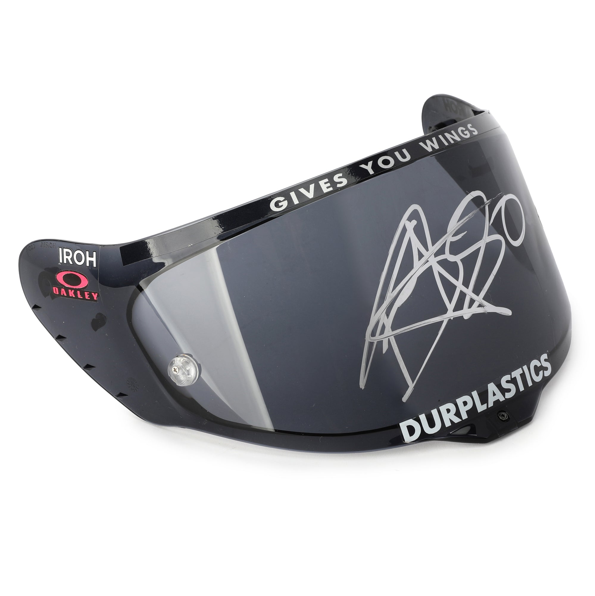 David Alonso 2024 Signed Used Helmet Visor