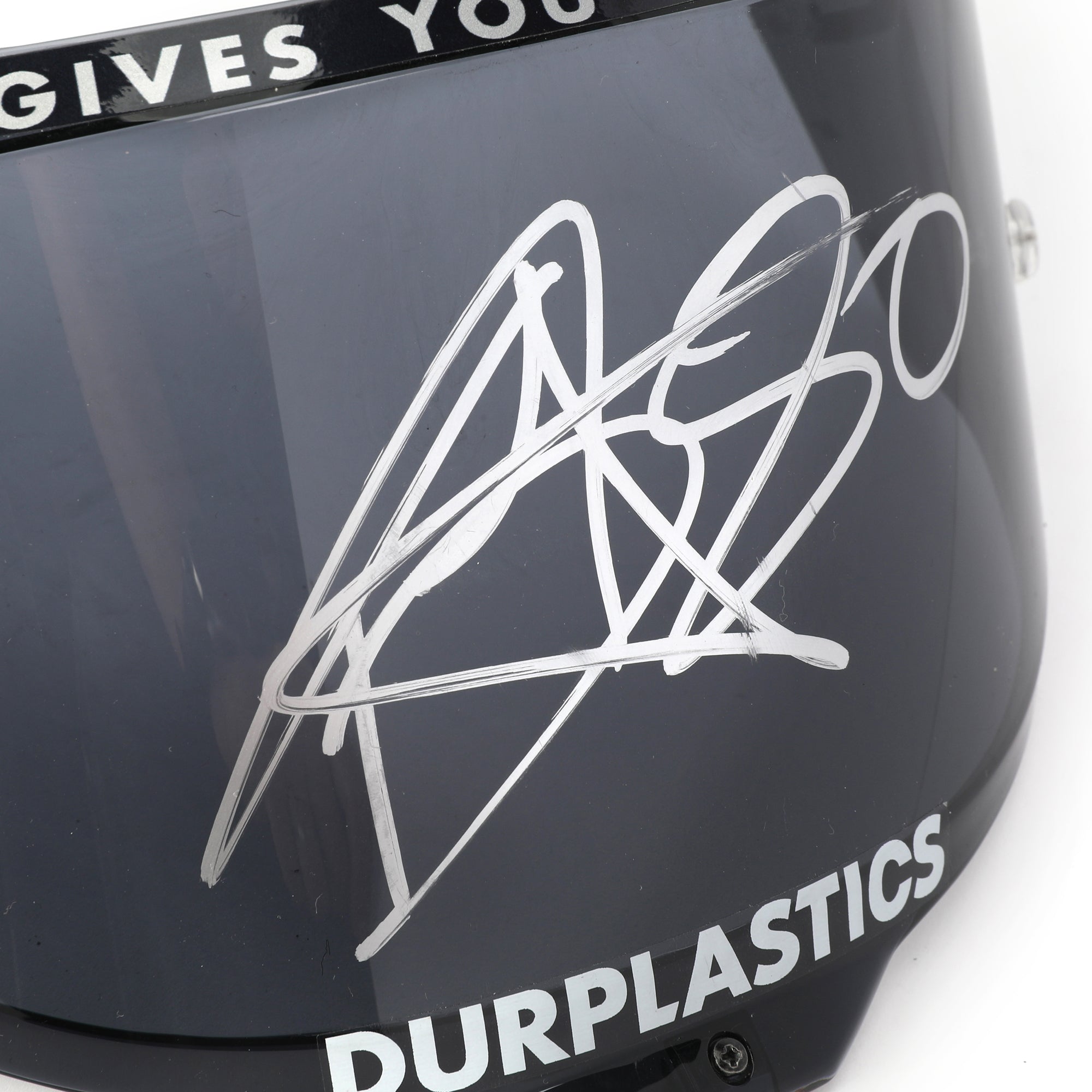 David Alonso 2024 Signed Used Helmet Visor