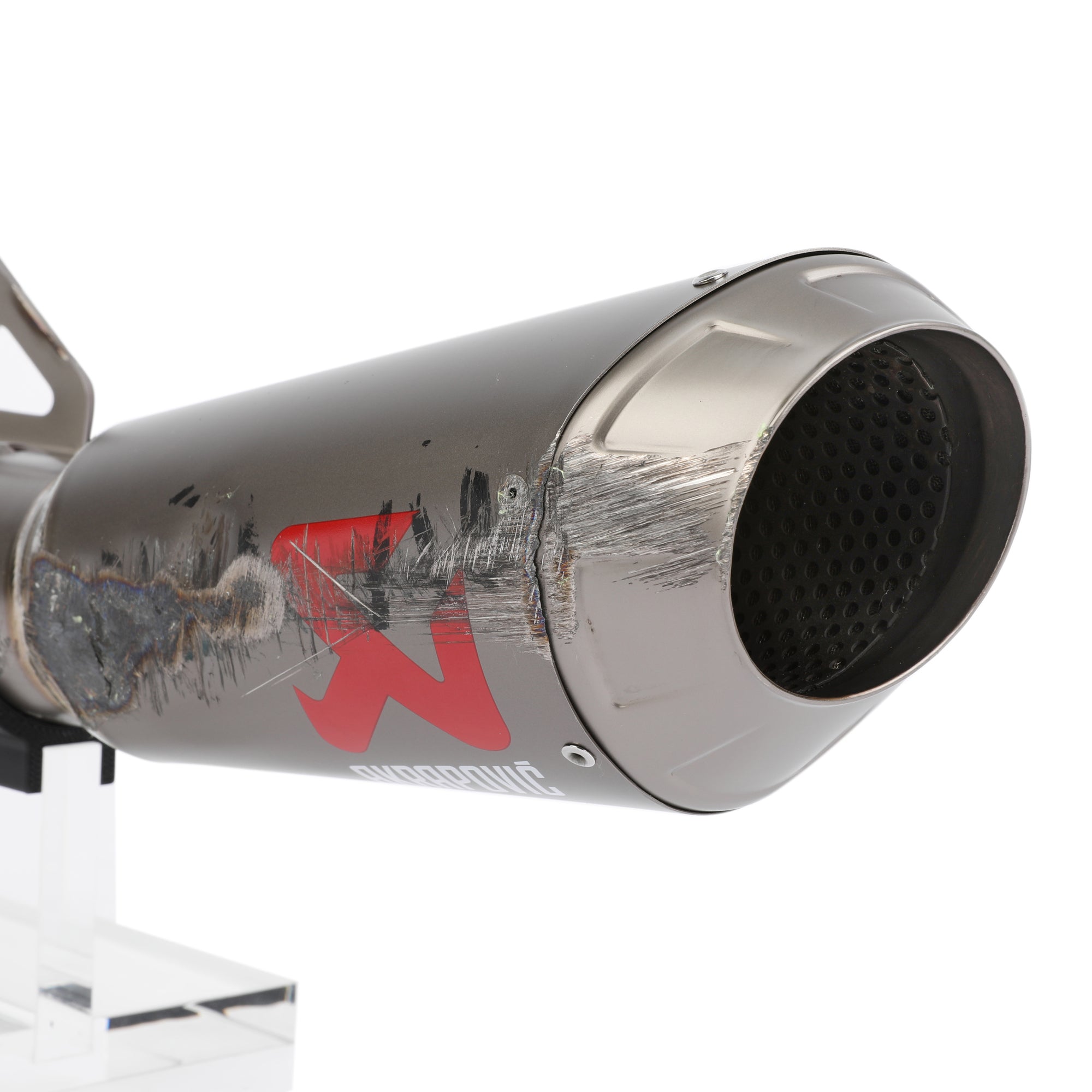David Alonso 2024 Race-Used Aspar Moto3™ Exhaust Left Hand Side