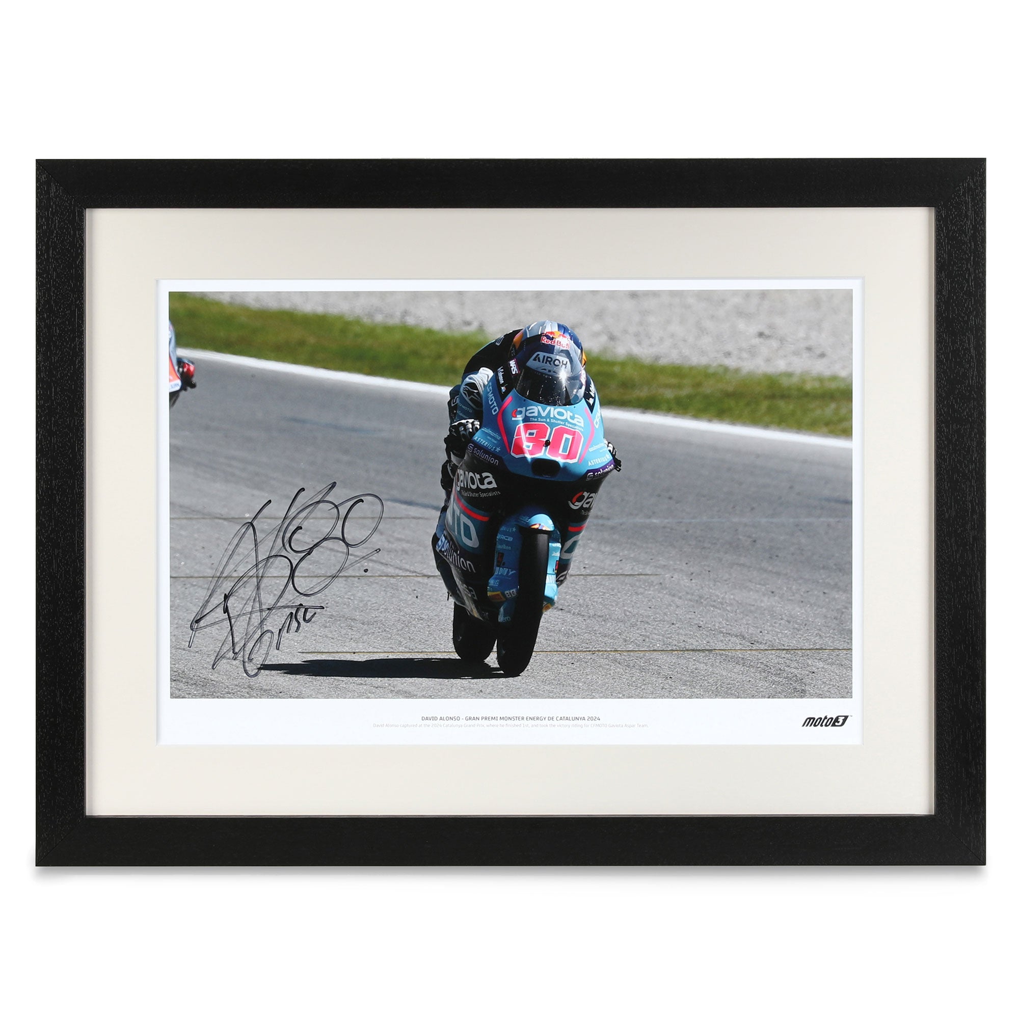 David Alonso 2024 Signed Photo - Catalan GP