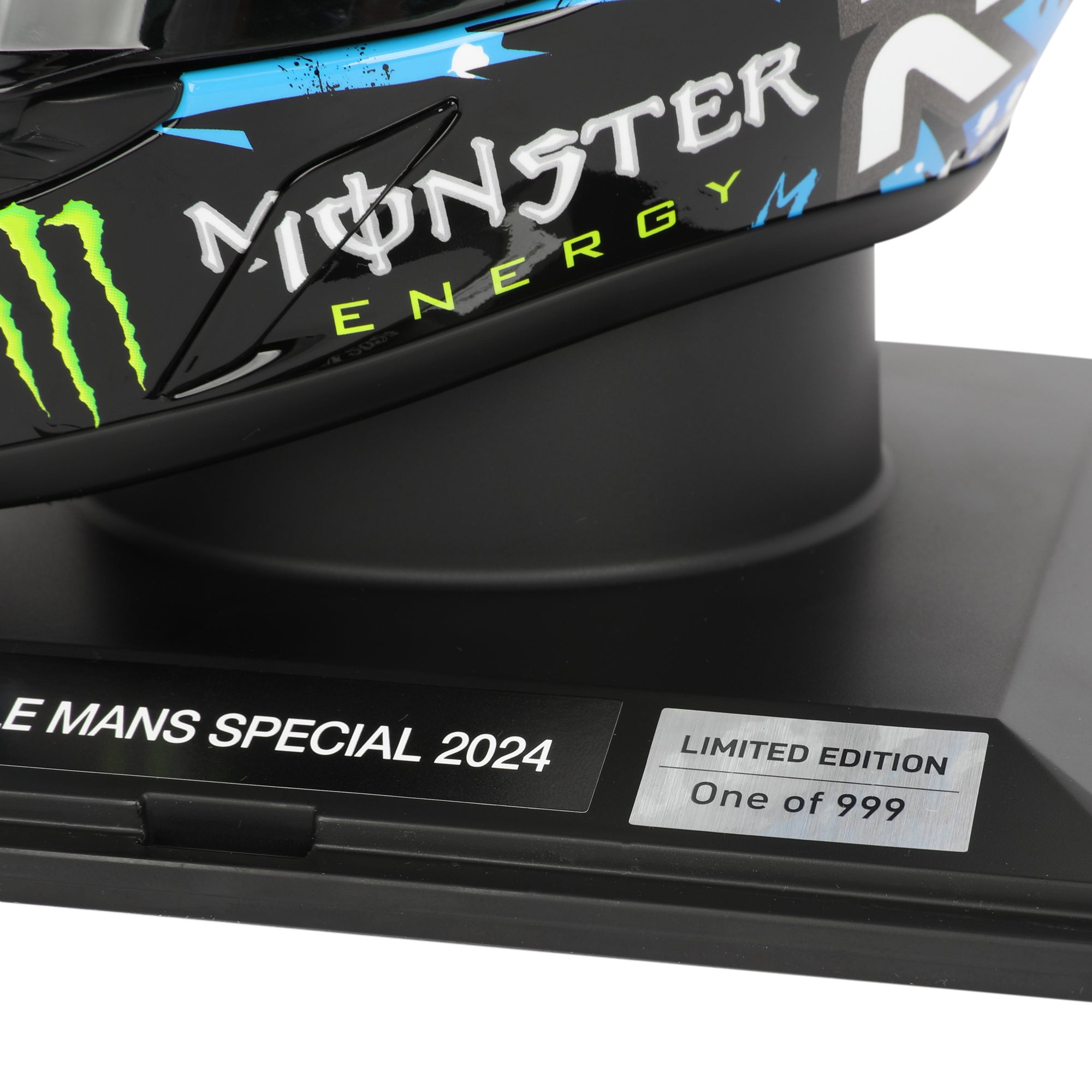 LOT 128 - Fabio Quartararo Signed Limited Edition Mini Helmet - Le Mans - 2024