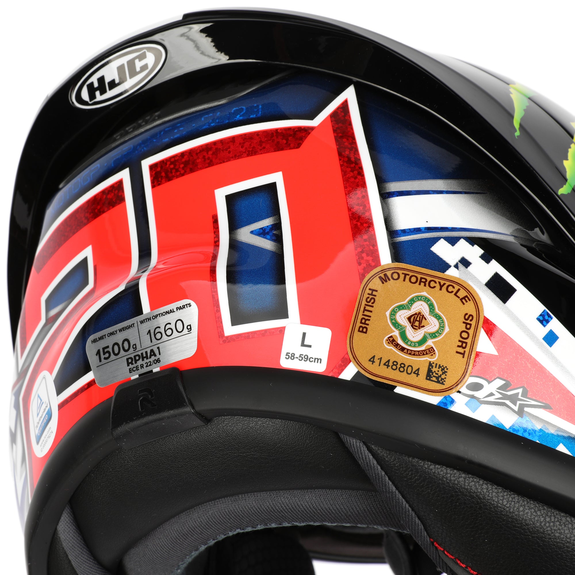 LOT 125 - Fabio Quartararo Signed Full-Size Replica HJC RPHA-1 Helmet - Le Mans - 2023