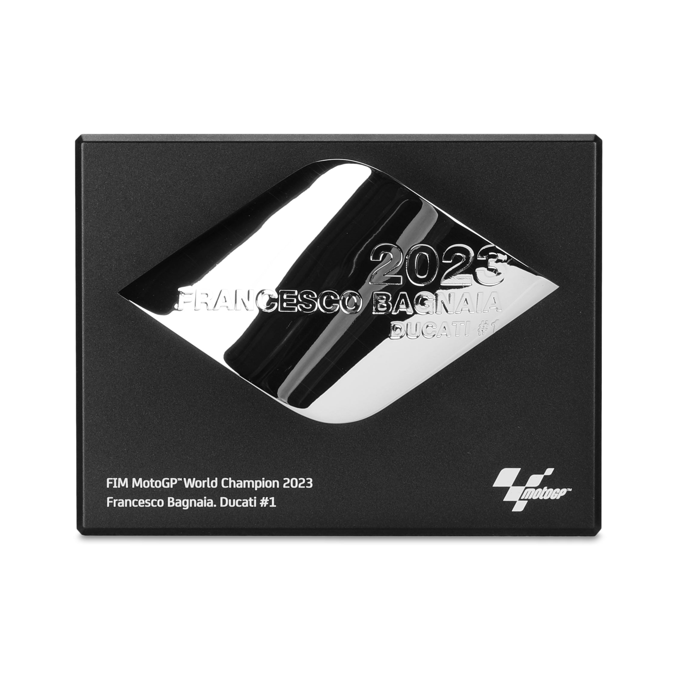 Francesco Bagnaia Ducati MotoGP Team Replica Trophy Champion Piece – 2023 MotoGP™ Championship