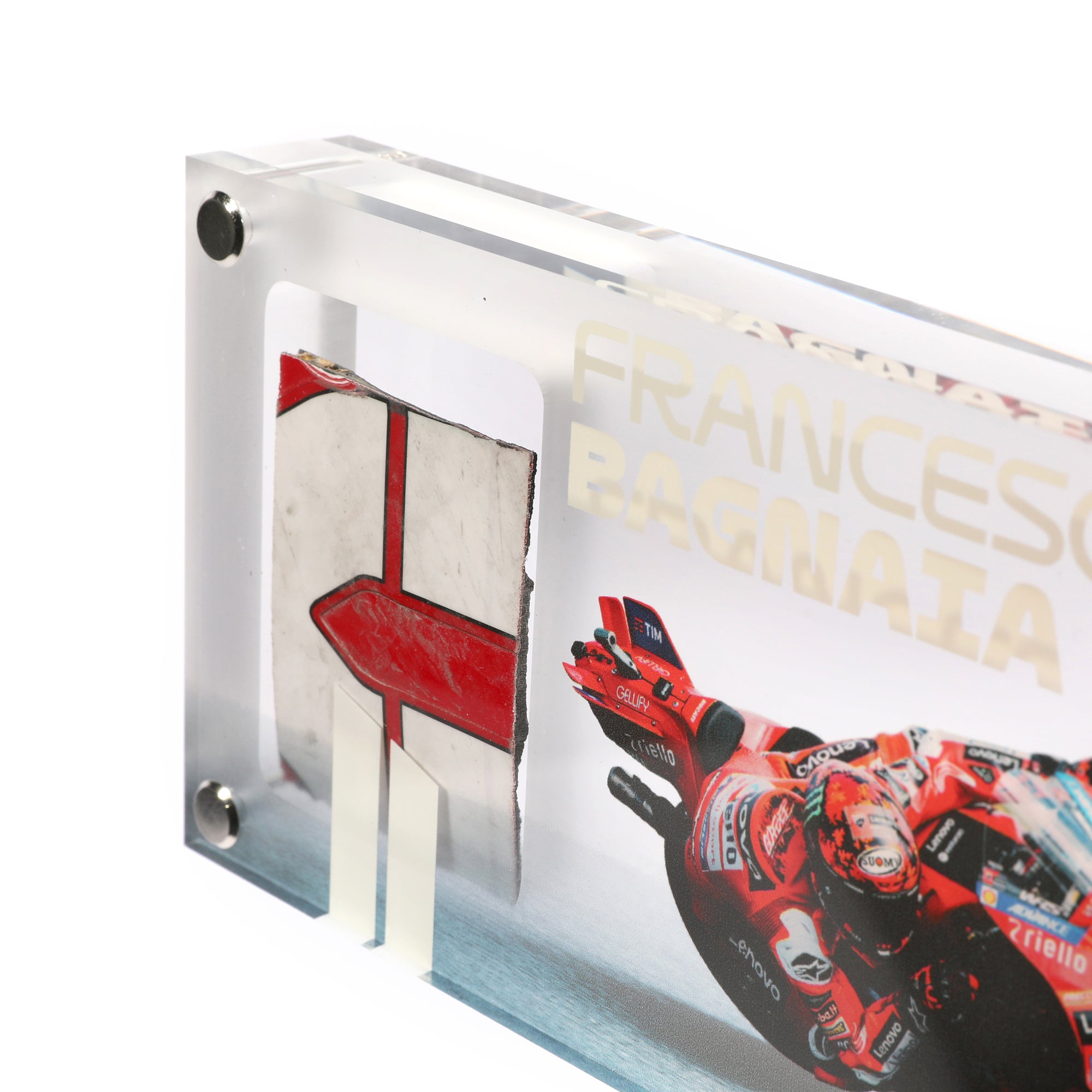 Limited Edition Francesco Bagnaia 2025 Ducati Acrylic Fairing Display