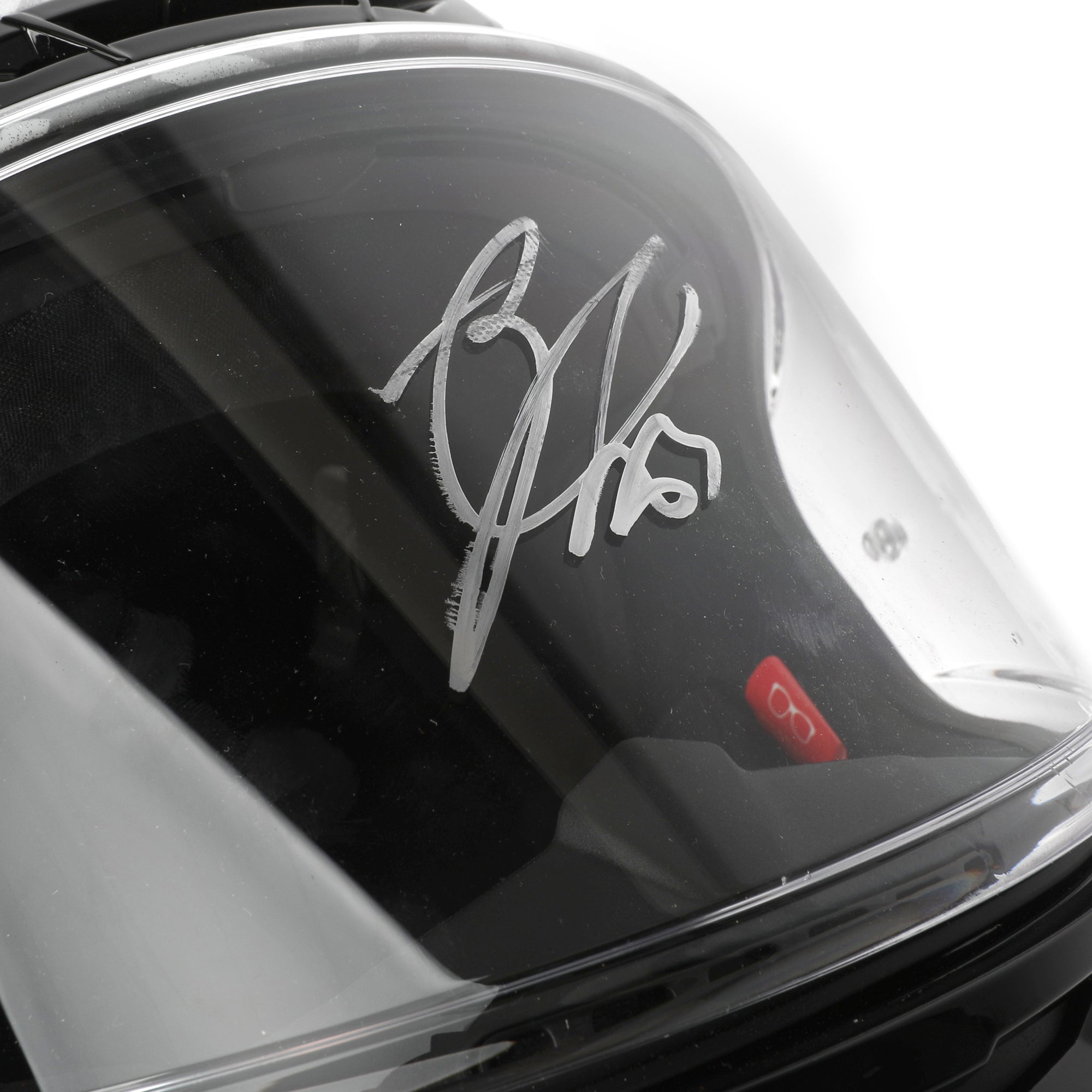 LOT 115 - Francesco Bagnaia Signed Full-Size Replica Suomy TRACK-1 Winter Testing 2023Helmet