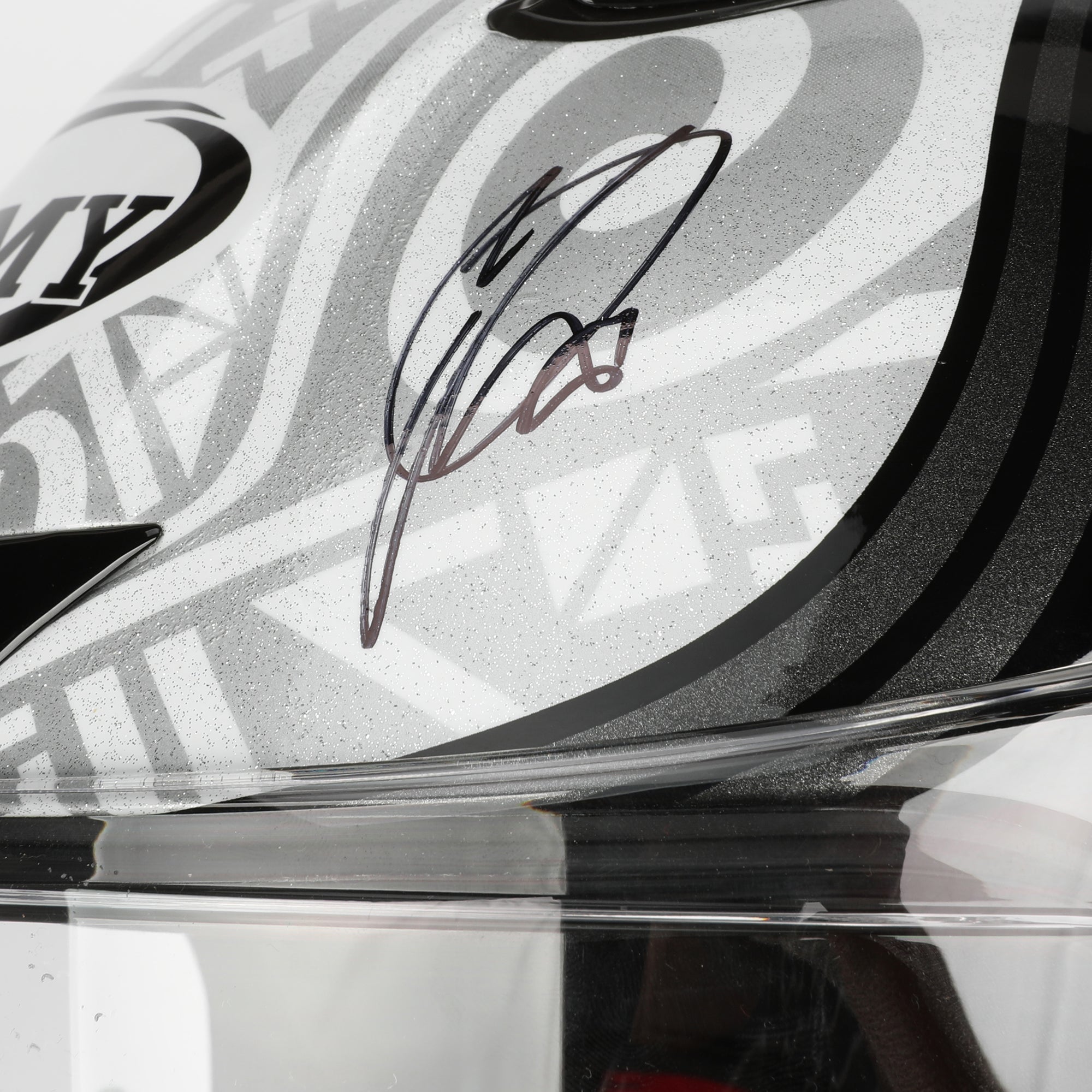 LOT 115 - Francesco Bagnaia Signed Full-Size Replica Suomy TRACK-1 Winter Testing 2023Helmet