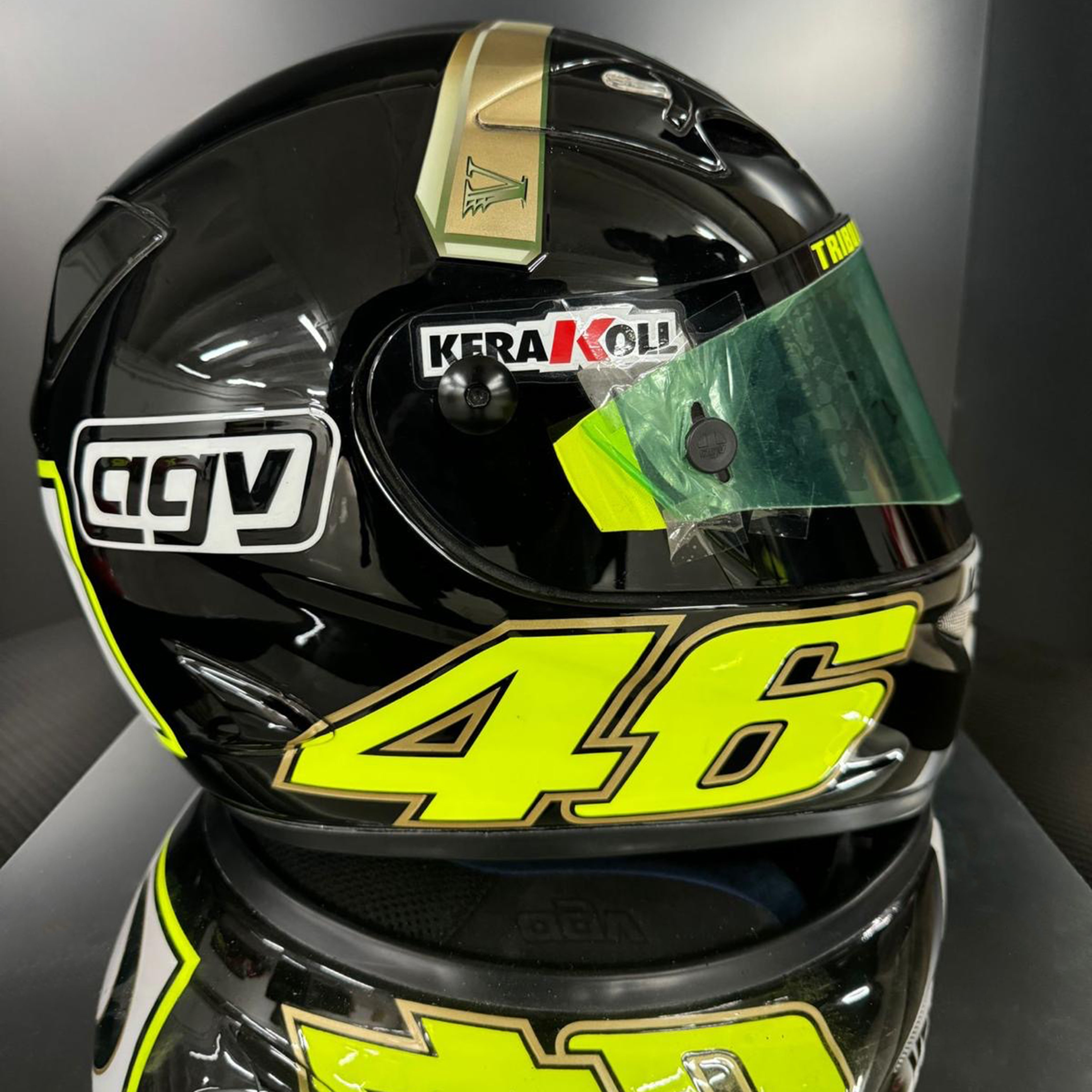 LOT 014 - Valentino Rossi 2007 'Excalibur' Sepang Test Helmet