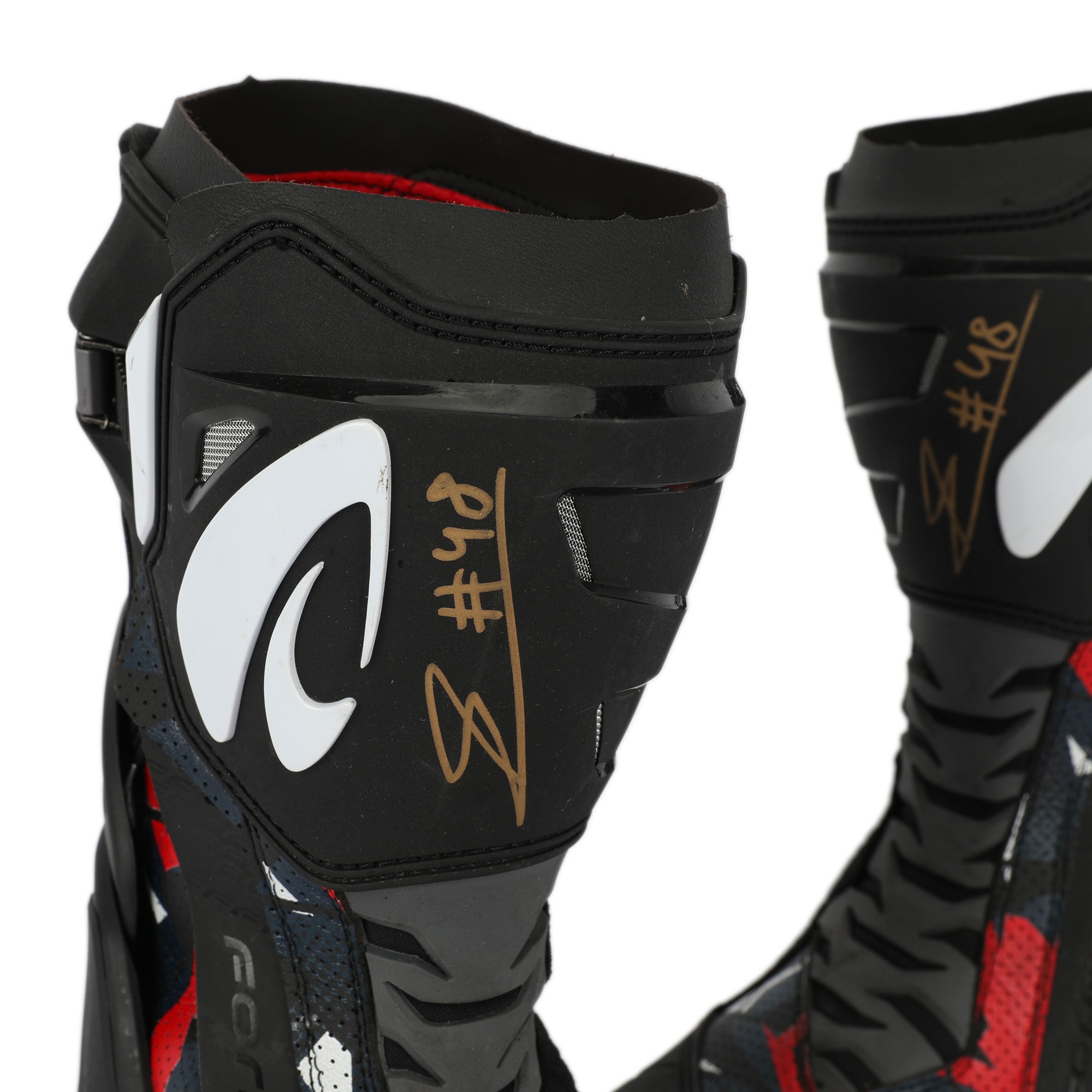 Ivan Ortola Signed Race Used Boots – 2024 British GP