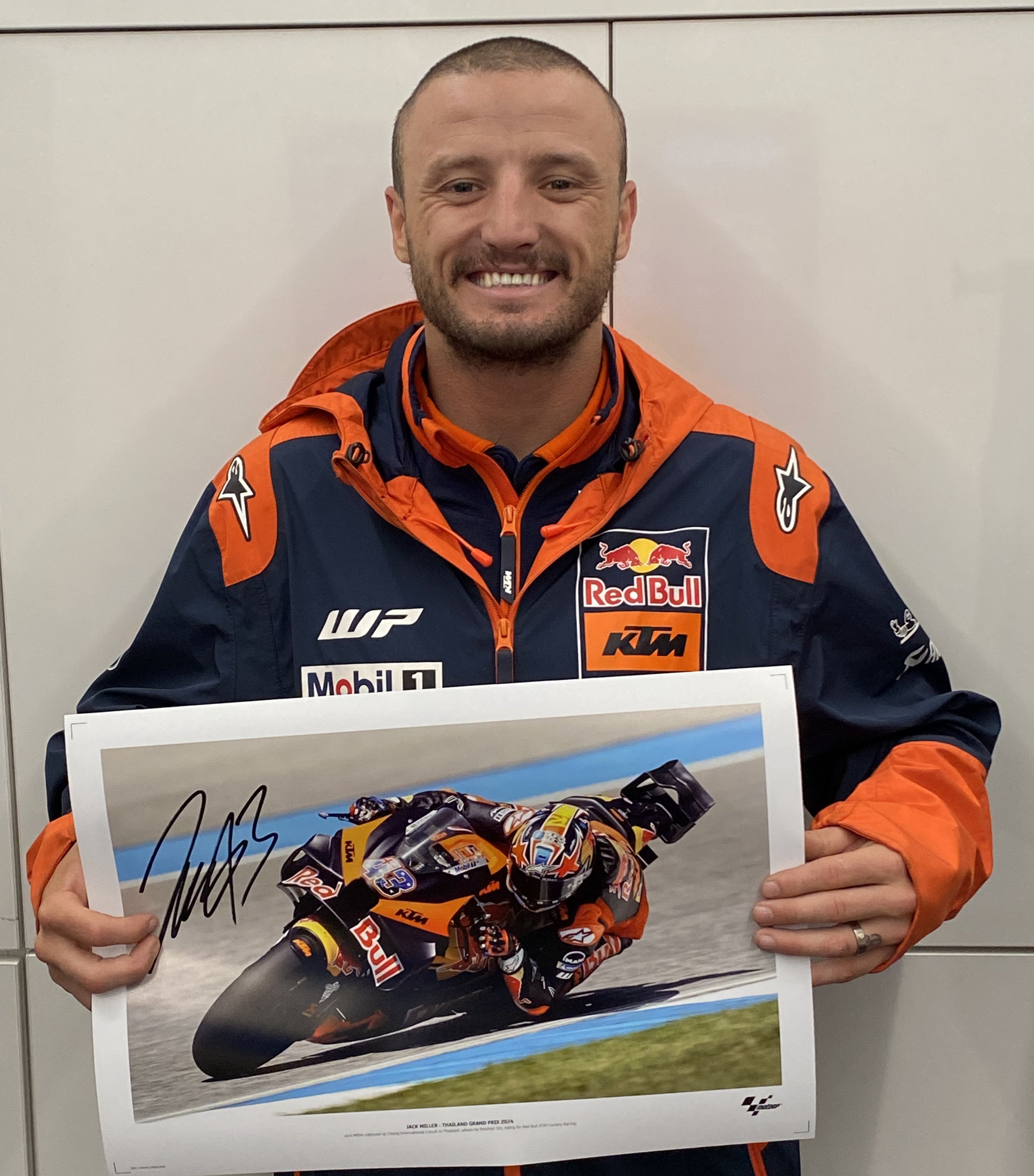 Jack Miller 2024 Signed Photo – Thailand Grand Prix - Limited Edition - 43 Available