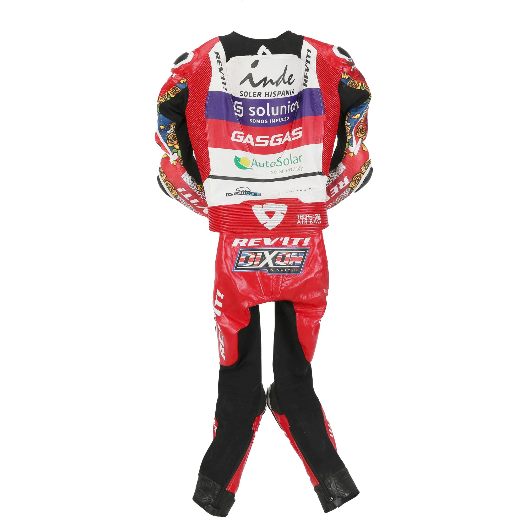 Jake Dixon 2023 Signed GASGAS Aspar Team Race Used Leathers – British GP